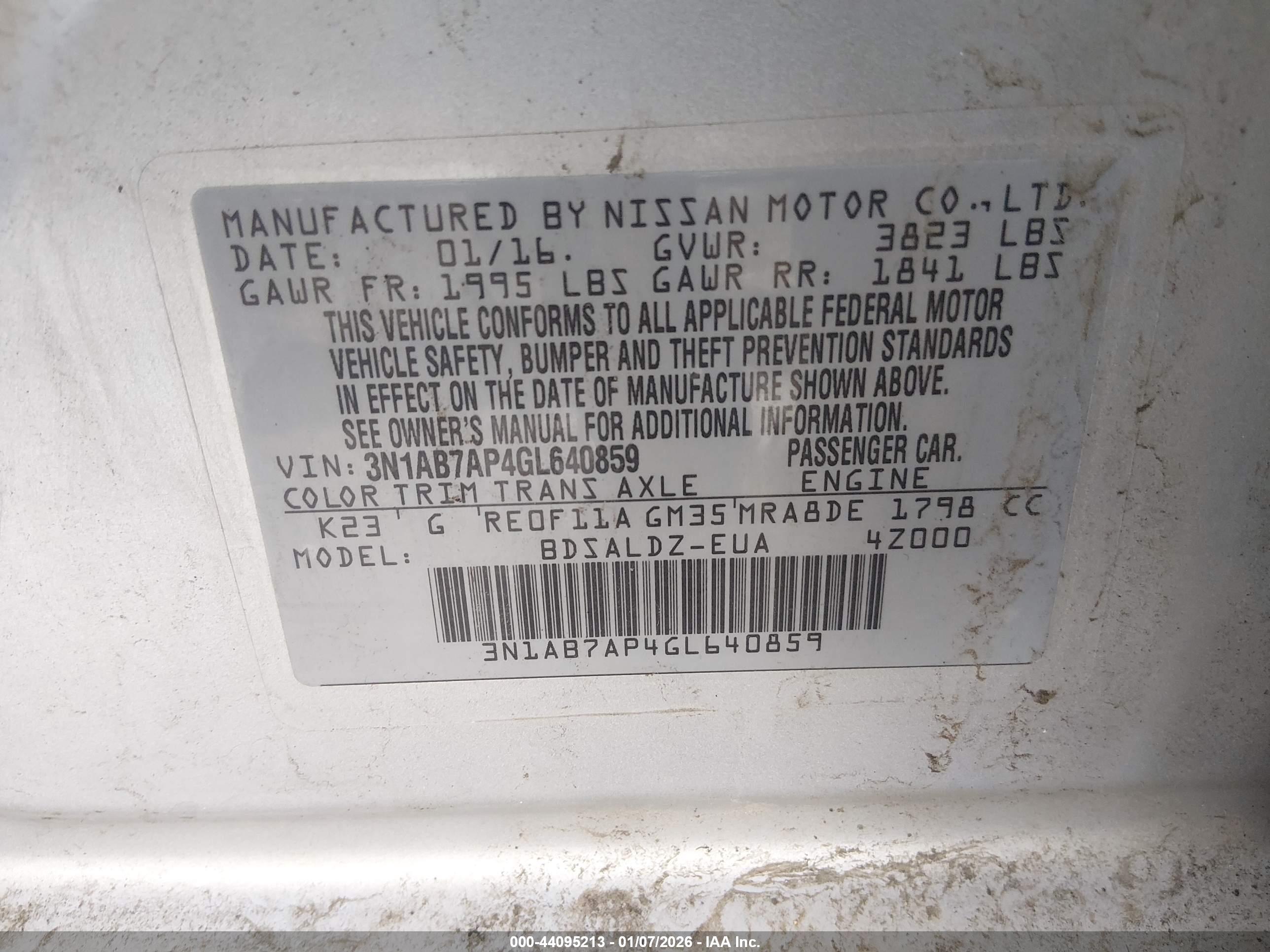 NISSAN SENTRA image 9