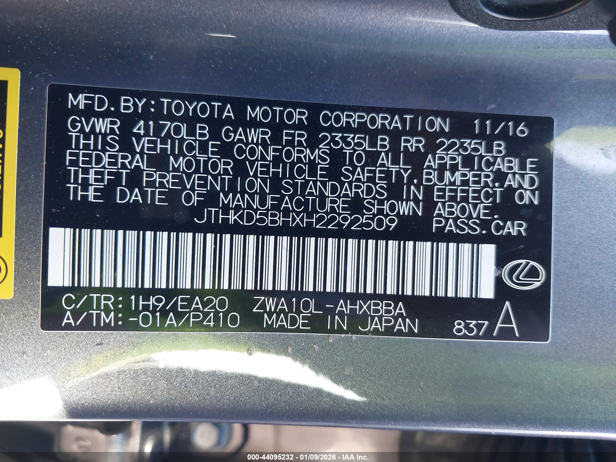 LEXUS CT image 9