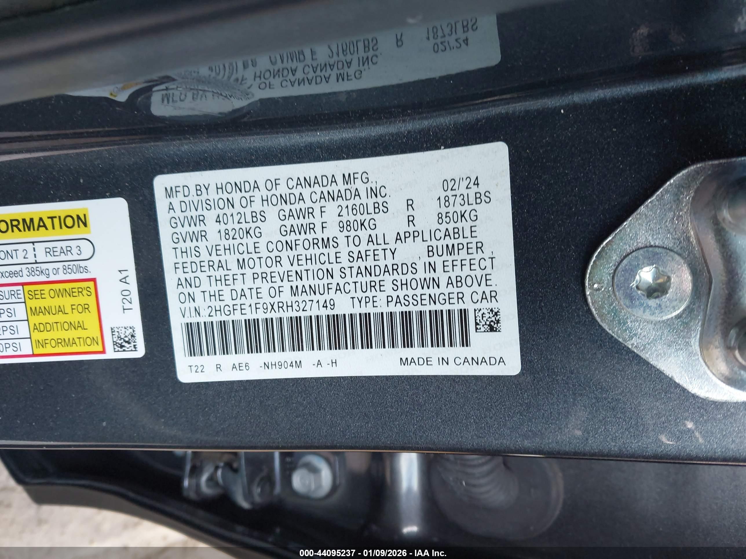 HONDA CIVIC image 9