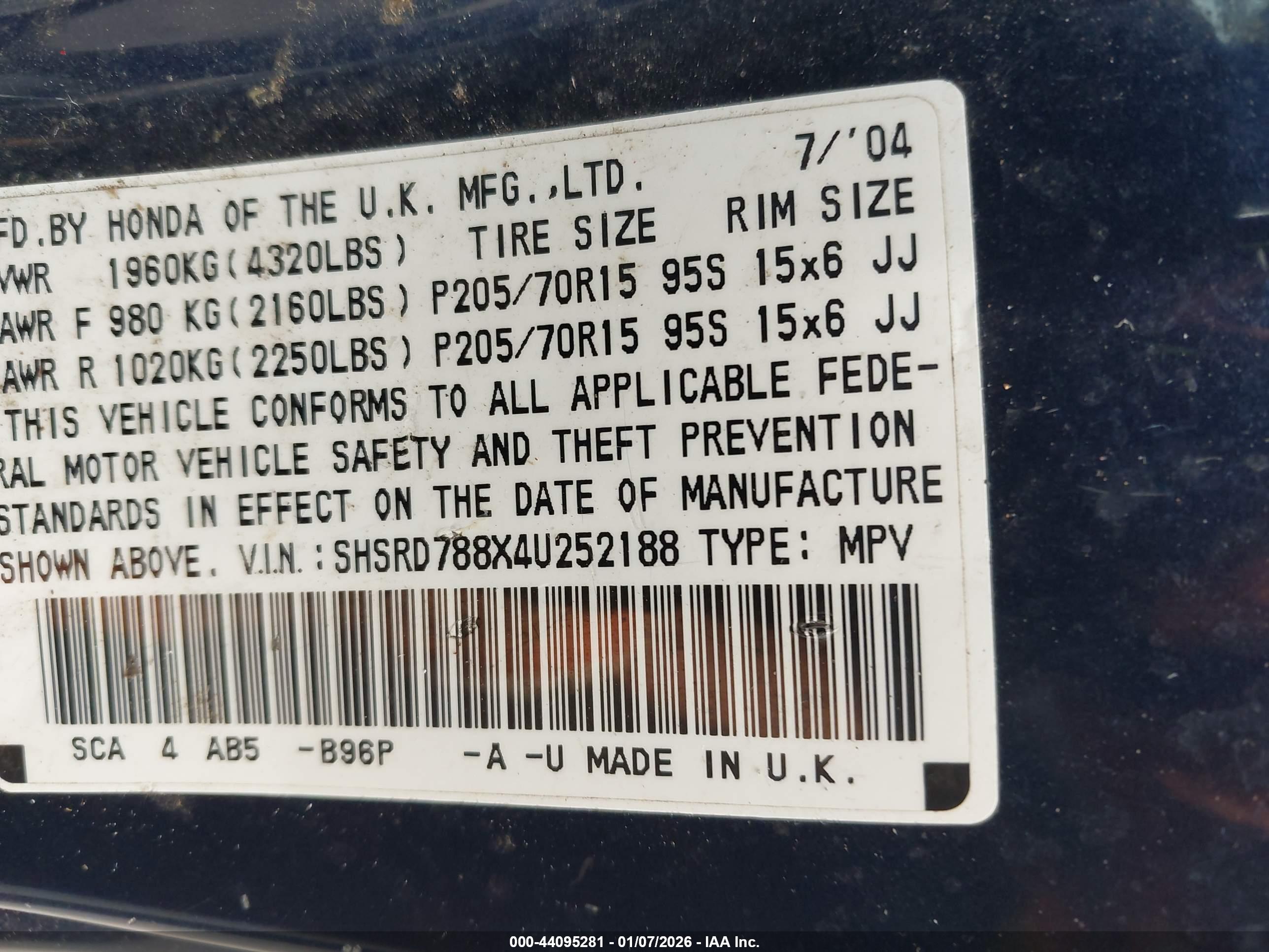 HONDA CR-V image 9