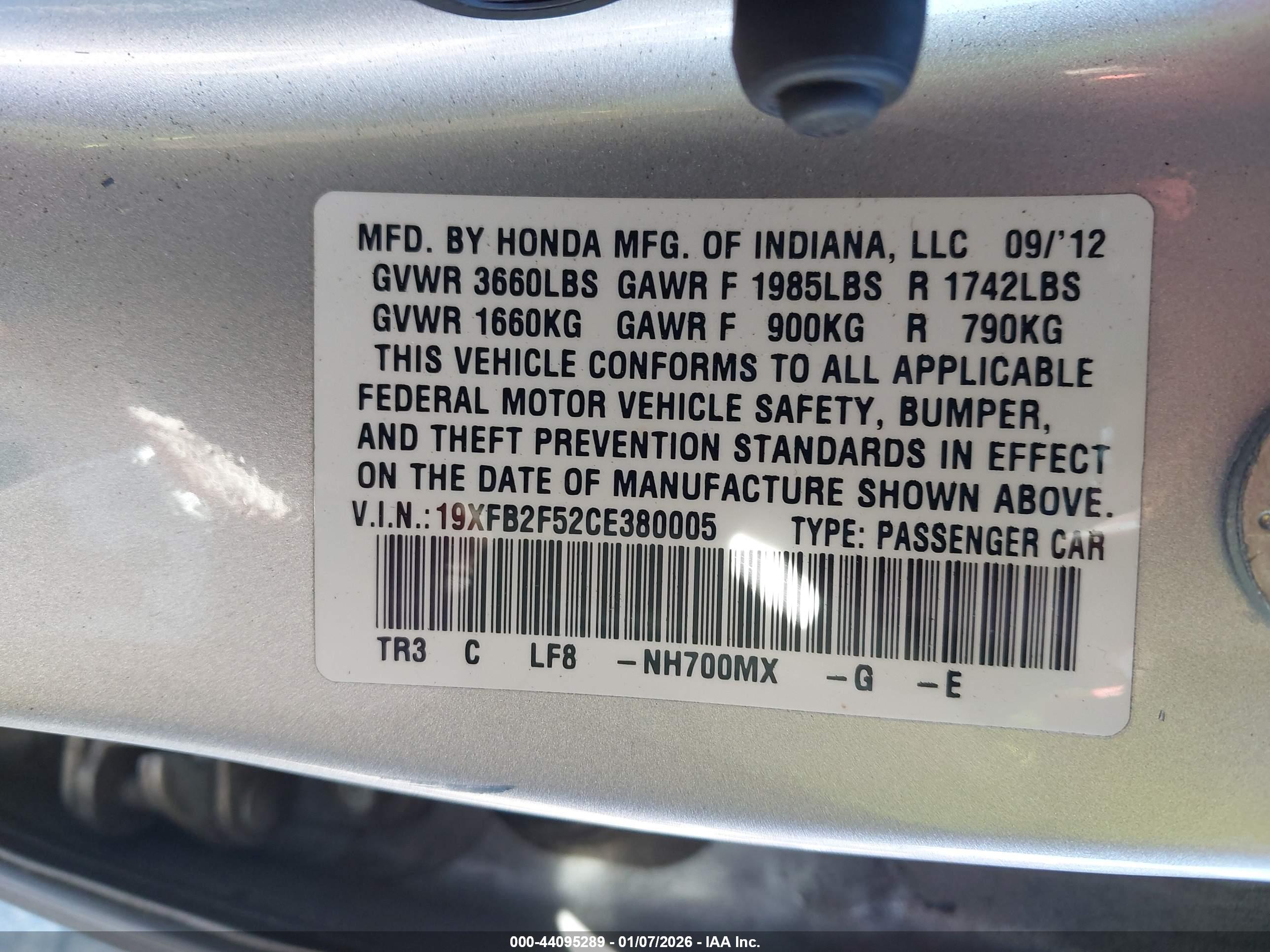 HONDA CIVIC image 9