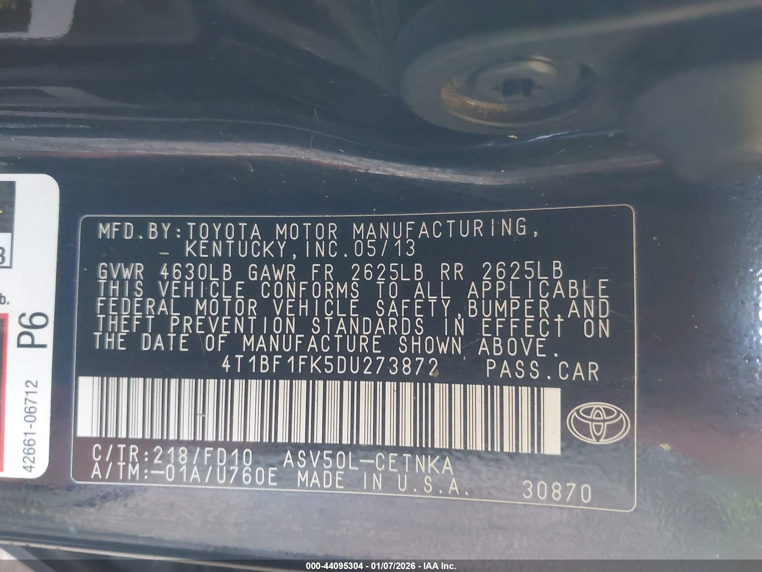TOYOTA CAMRY image 9
