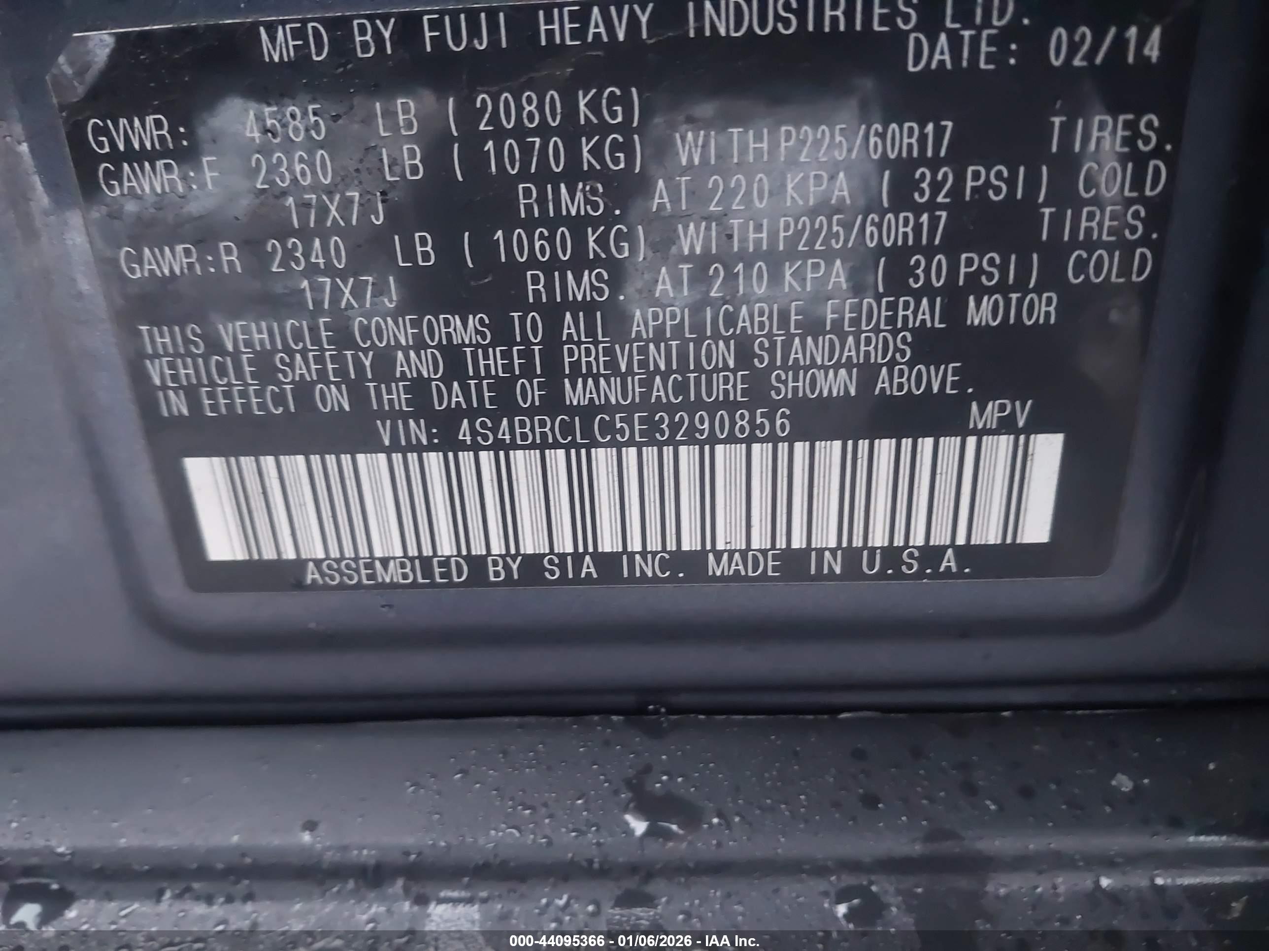 SUBARU OUTBACK image 9