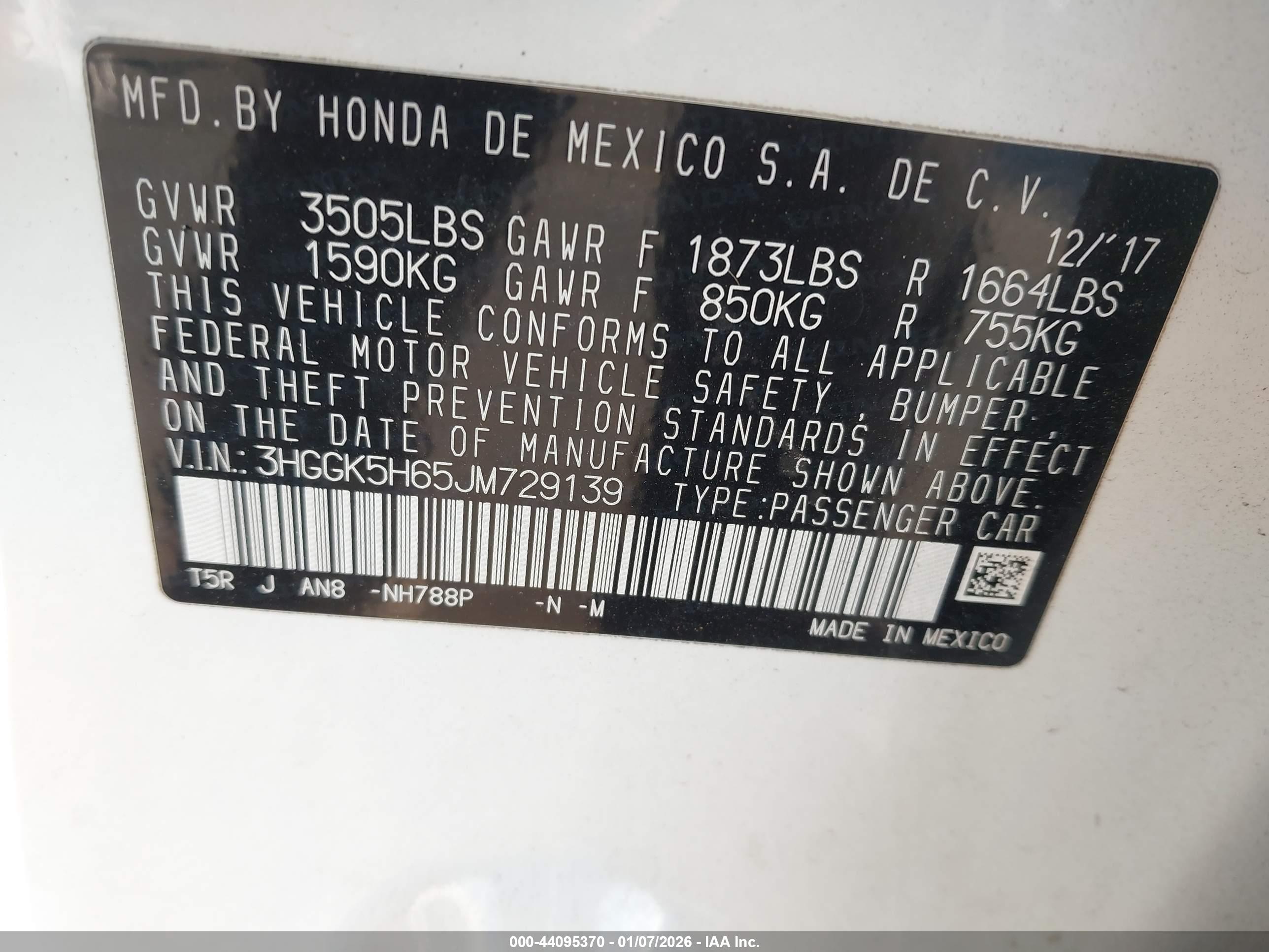 HONDA FIT image 9