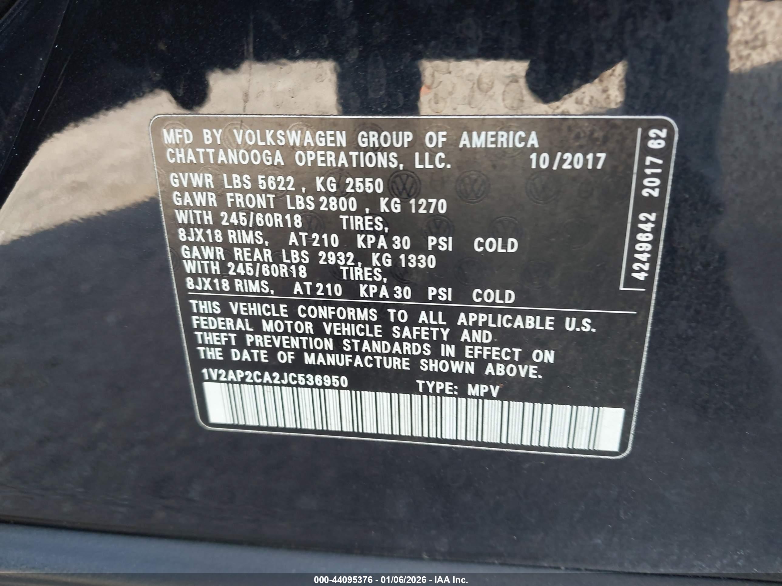 VOLKSWAGEN ATLAS image 9