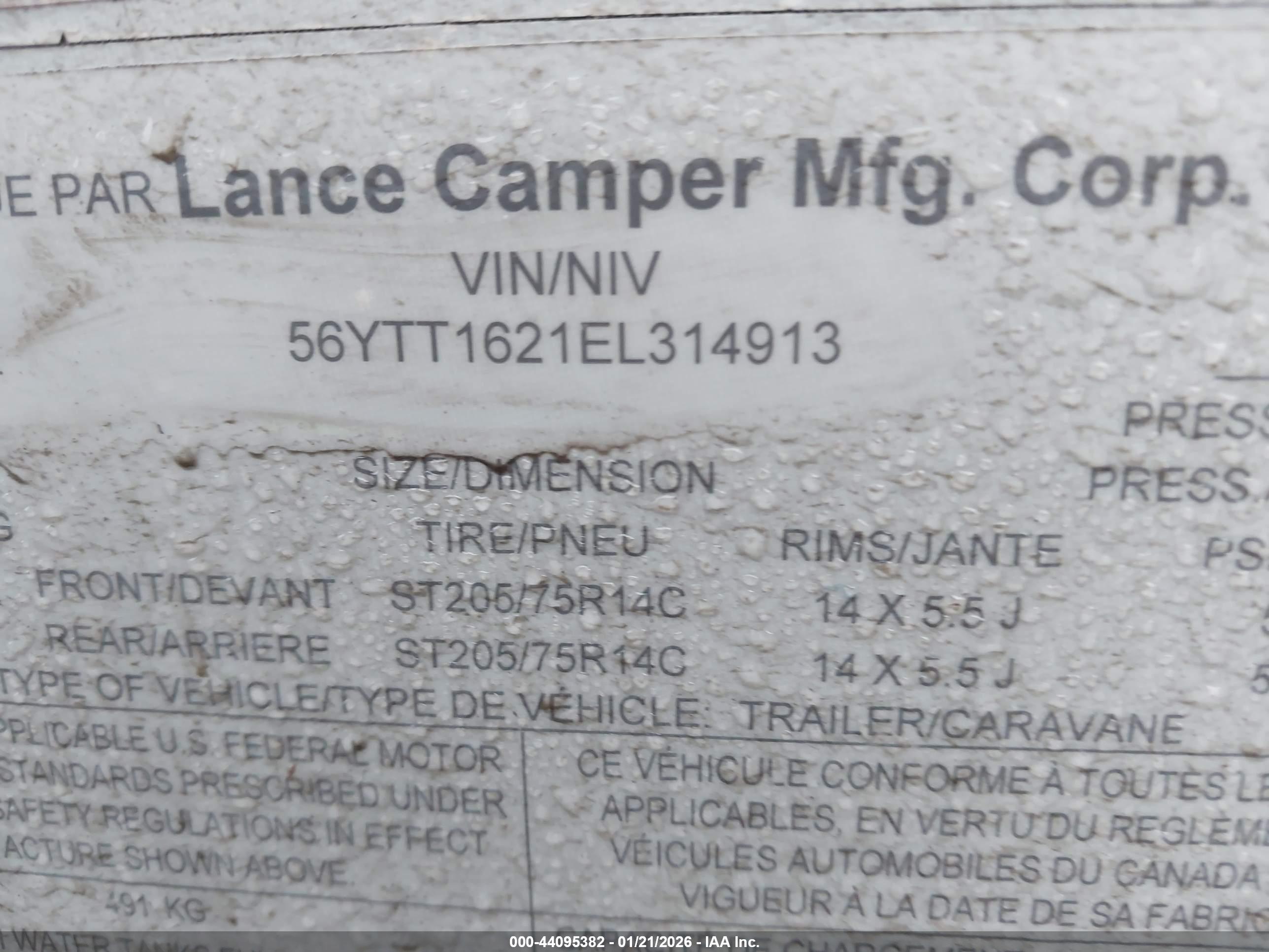 LANCE 1685 image 9