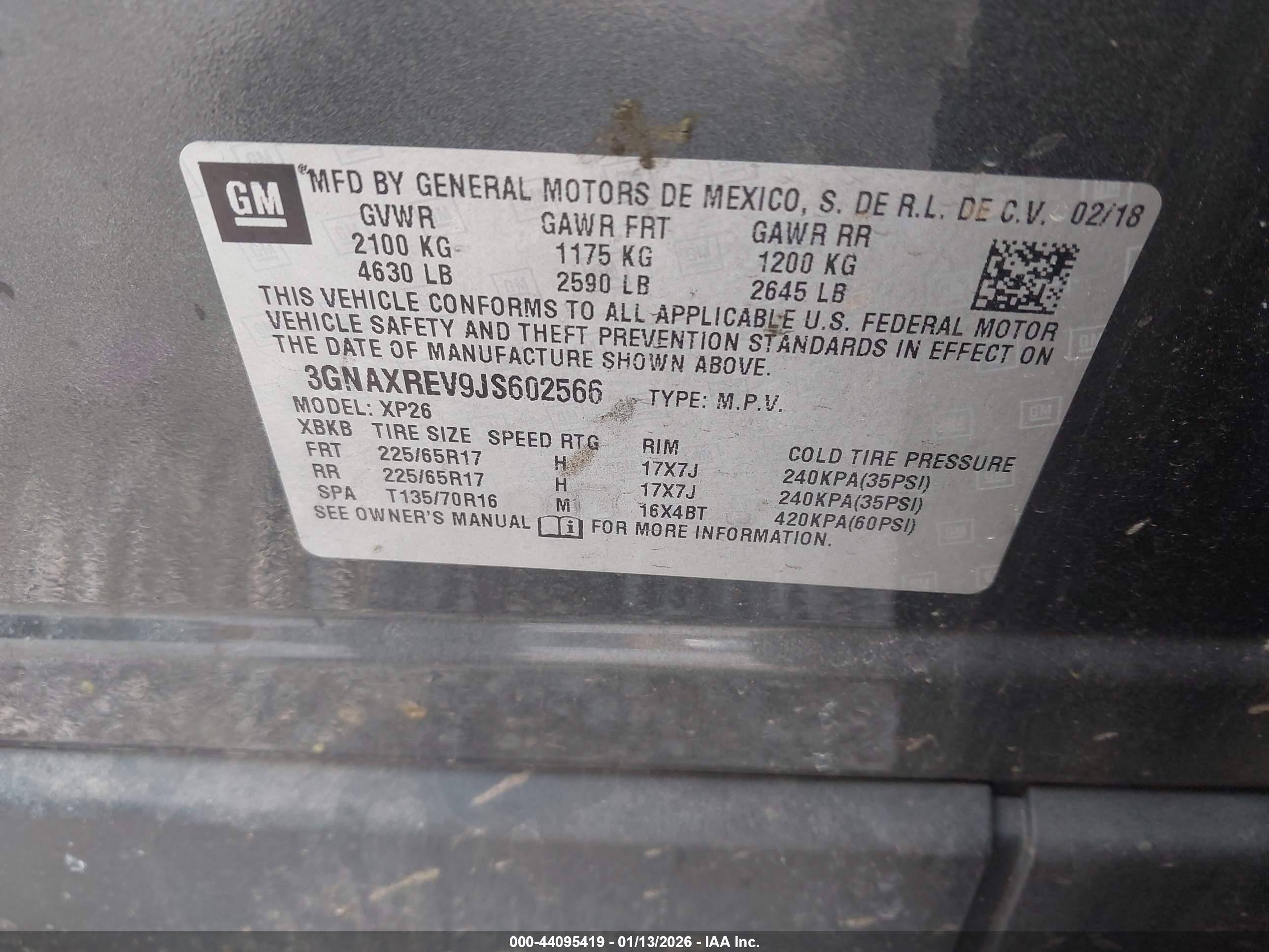 CHEVROLET EQUINOX image 9