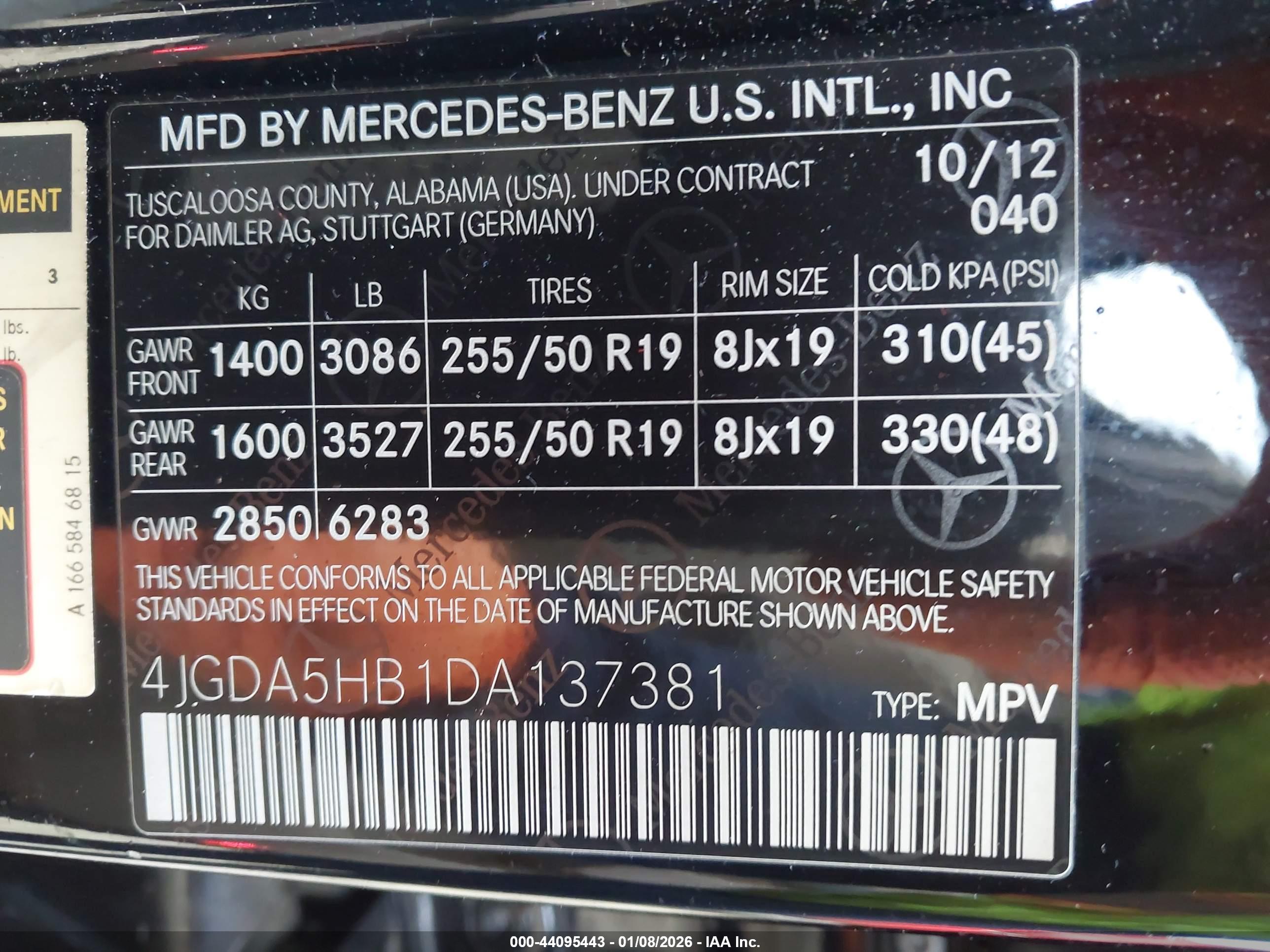 MERCEDES-BENZ ML image 9