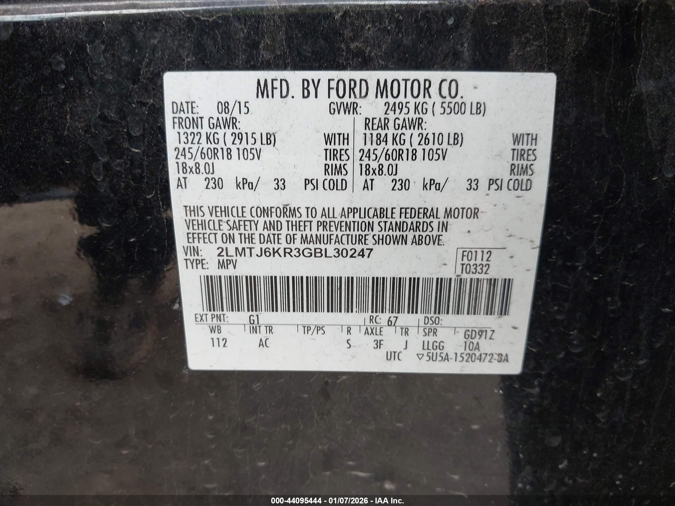 LINCOLN MKX image 9