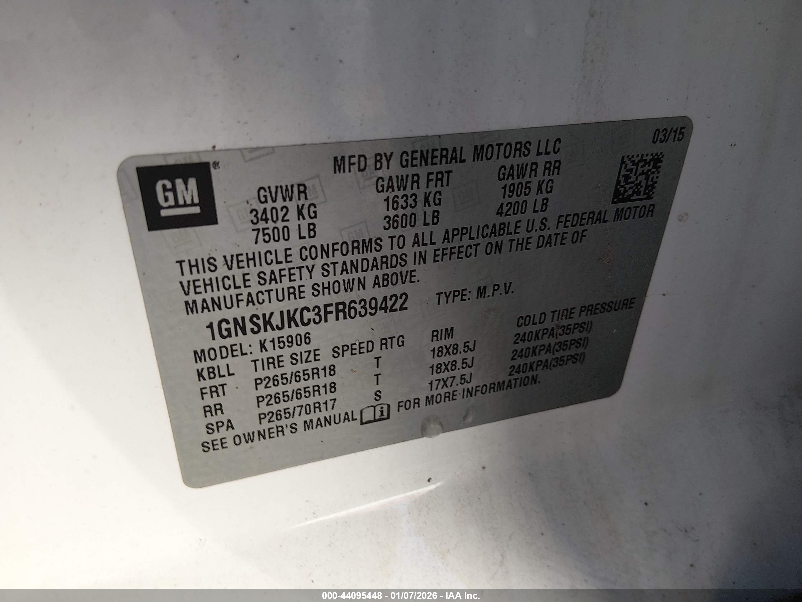 CHEVROLET SUBURBAN image 9