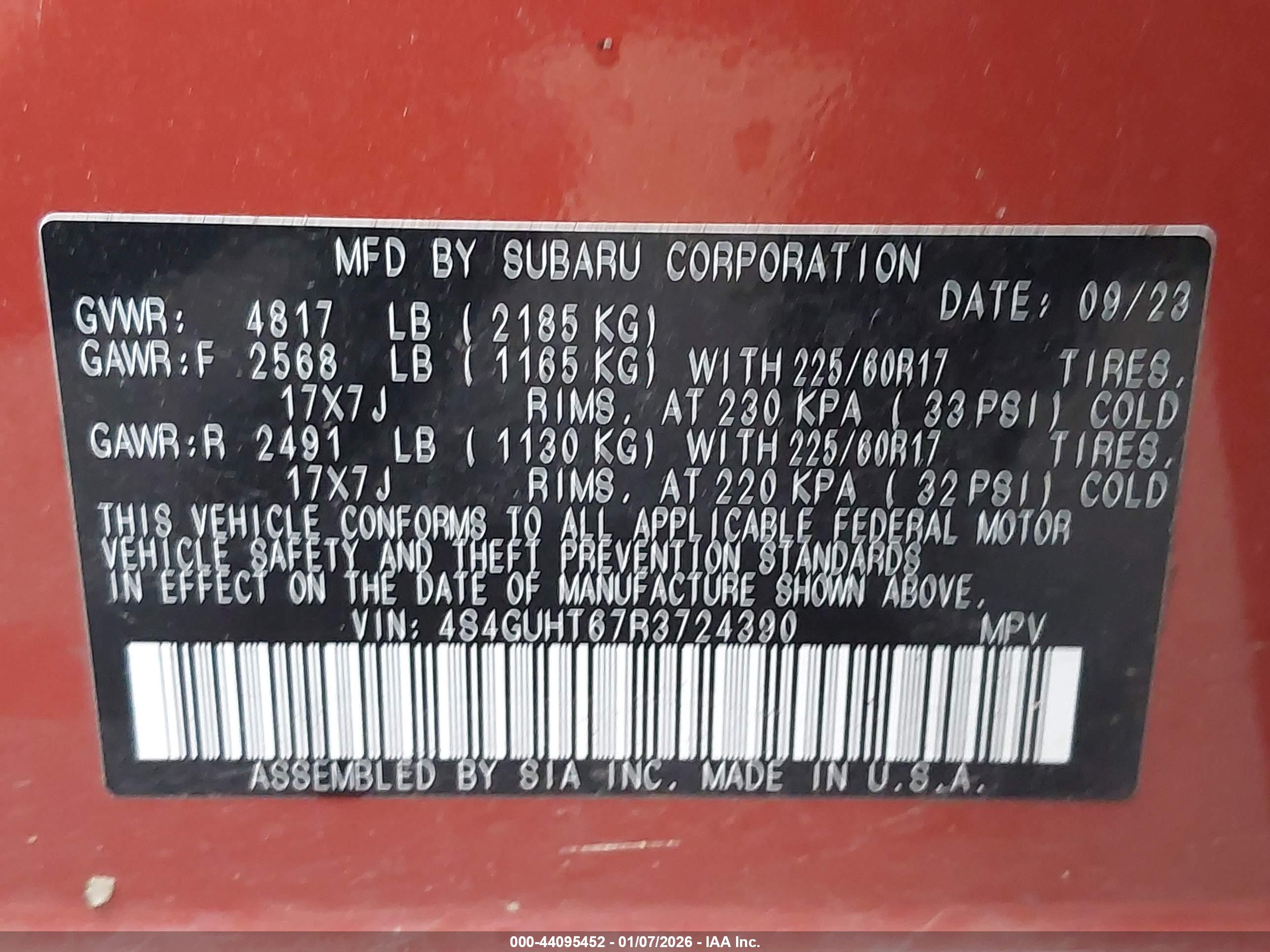 SUBARU CROSSTREK image 9