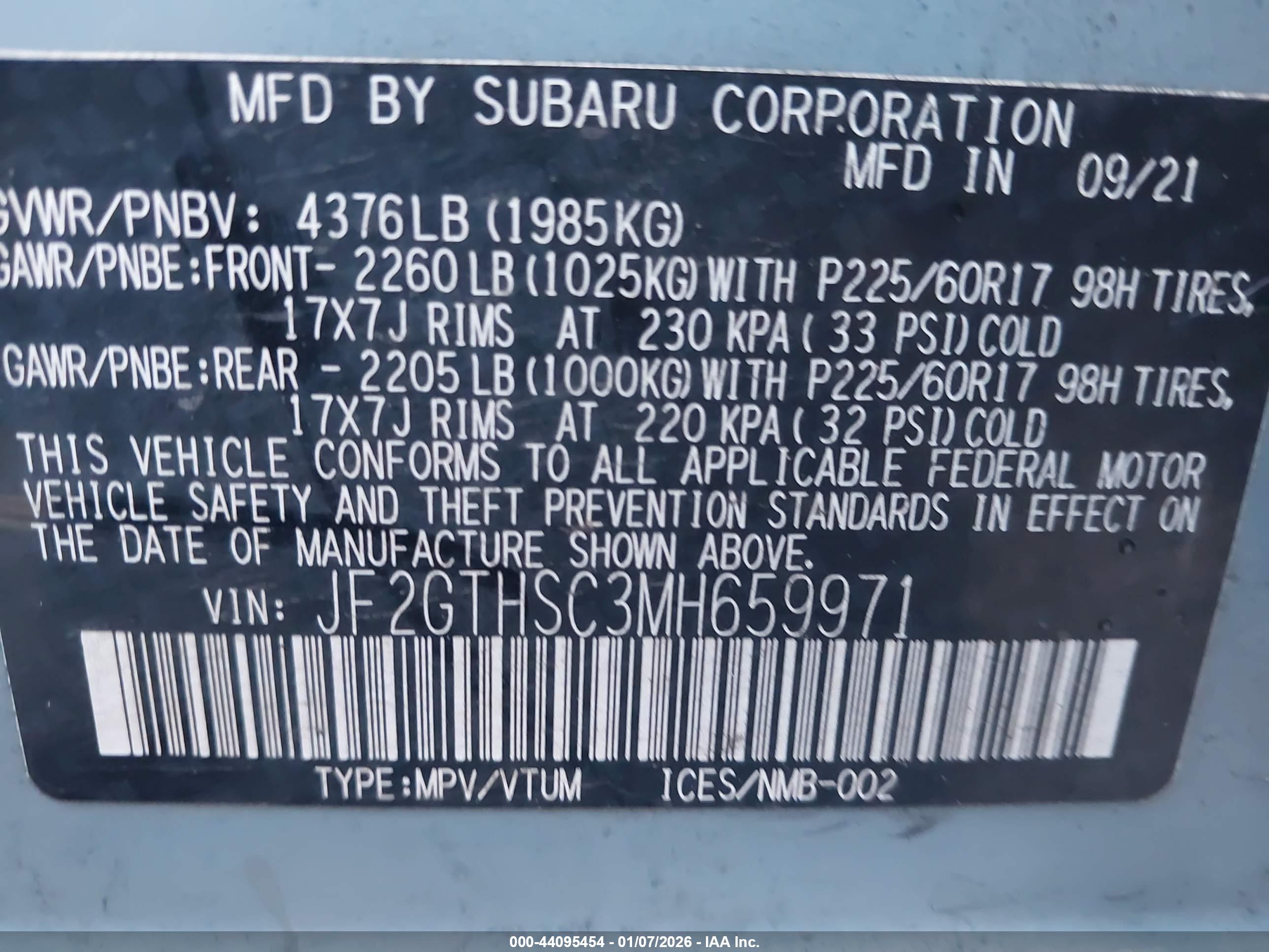 SUBARU CROSSTREK image 9