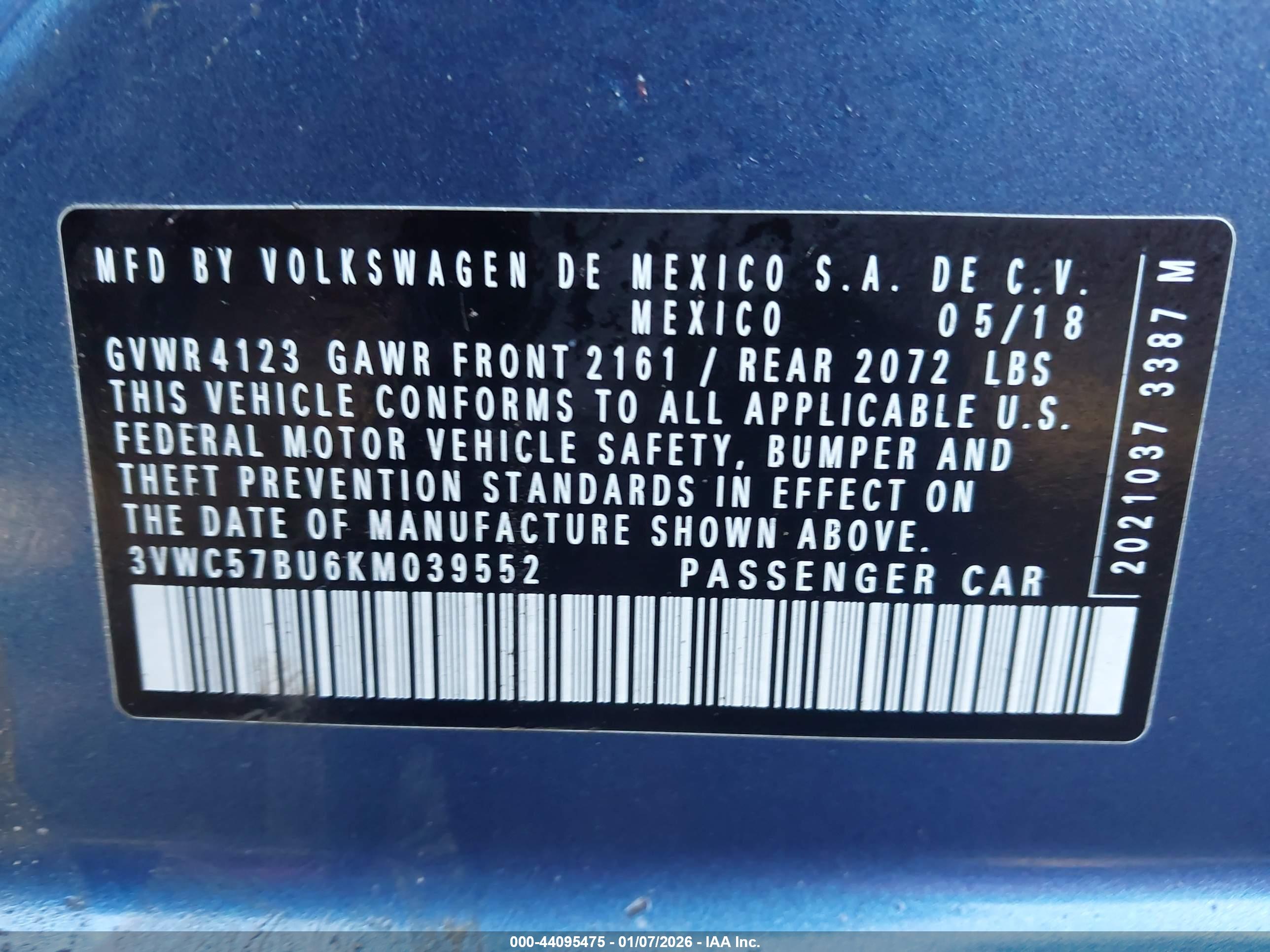 VOLKSWAGEN JETTA image 9