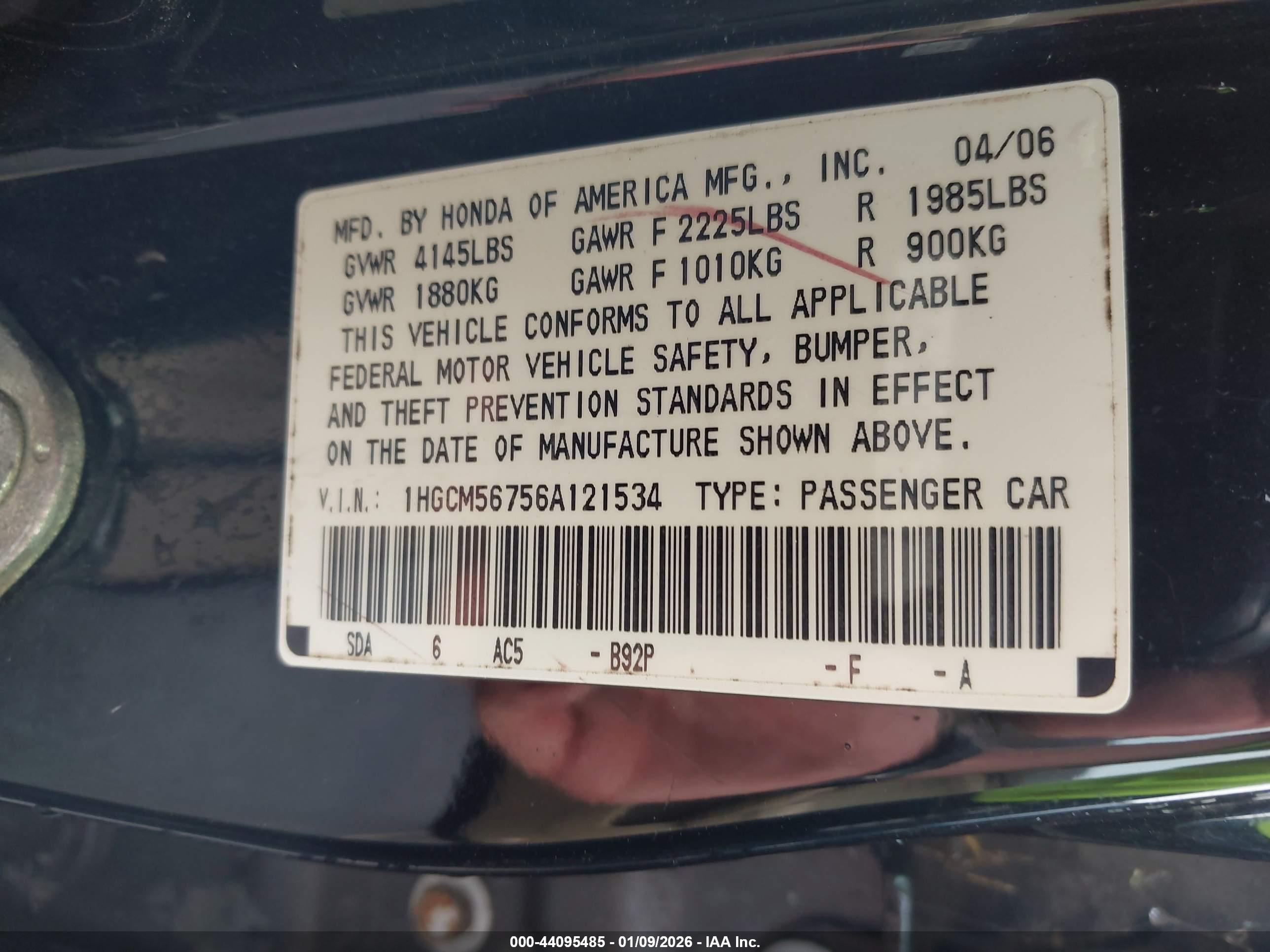 HONDA ACCORD image 9