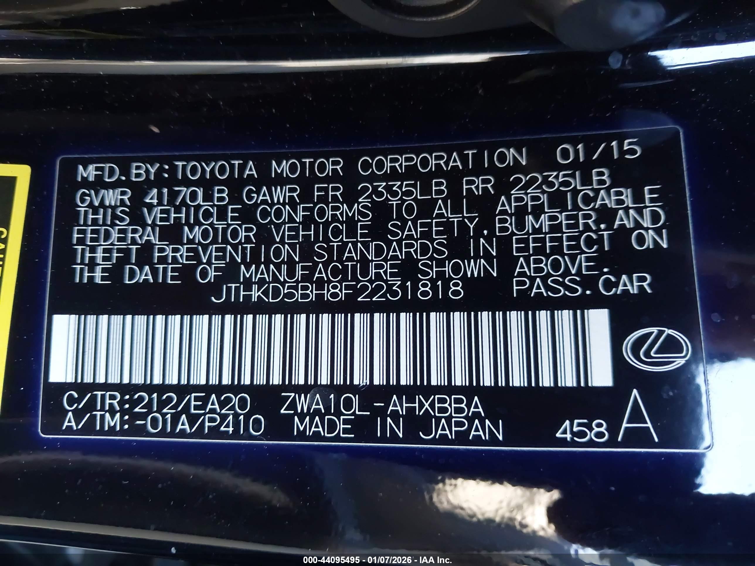 LEXUS CT image 9