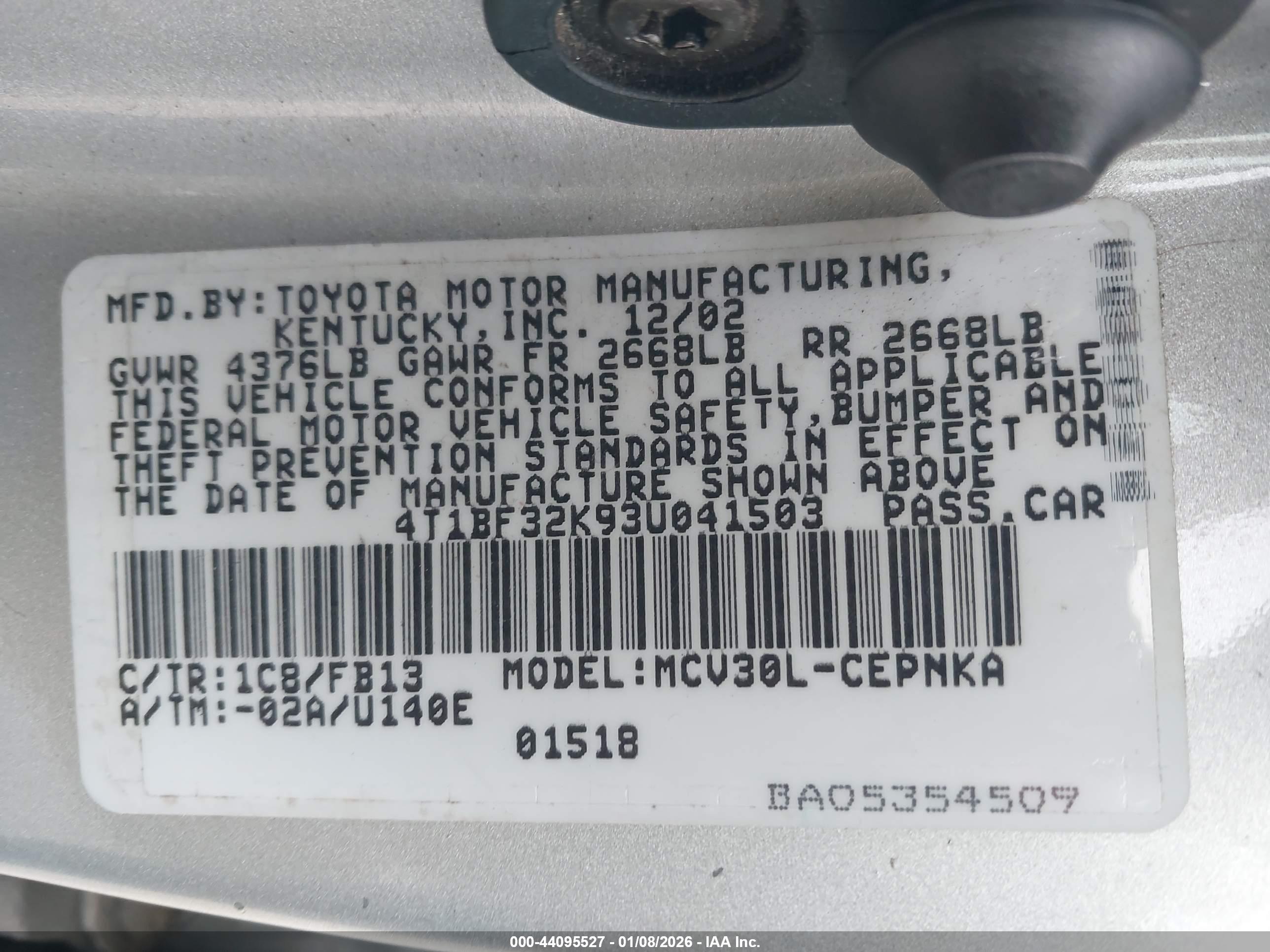 TOYOTA CAMRY image 9