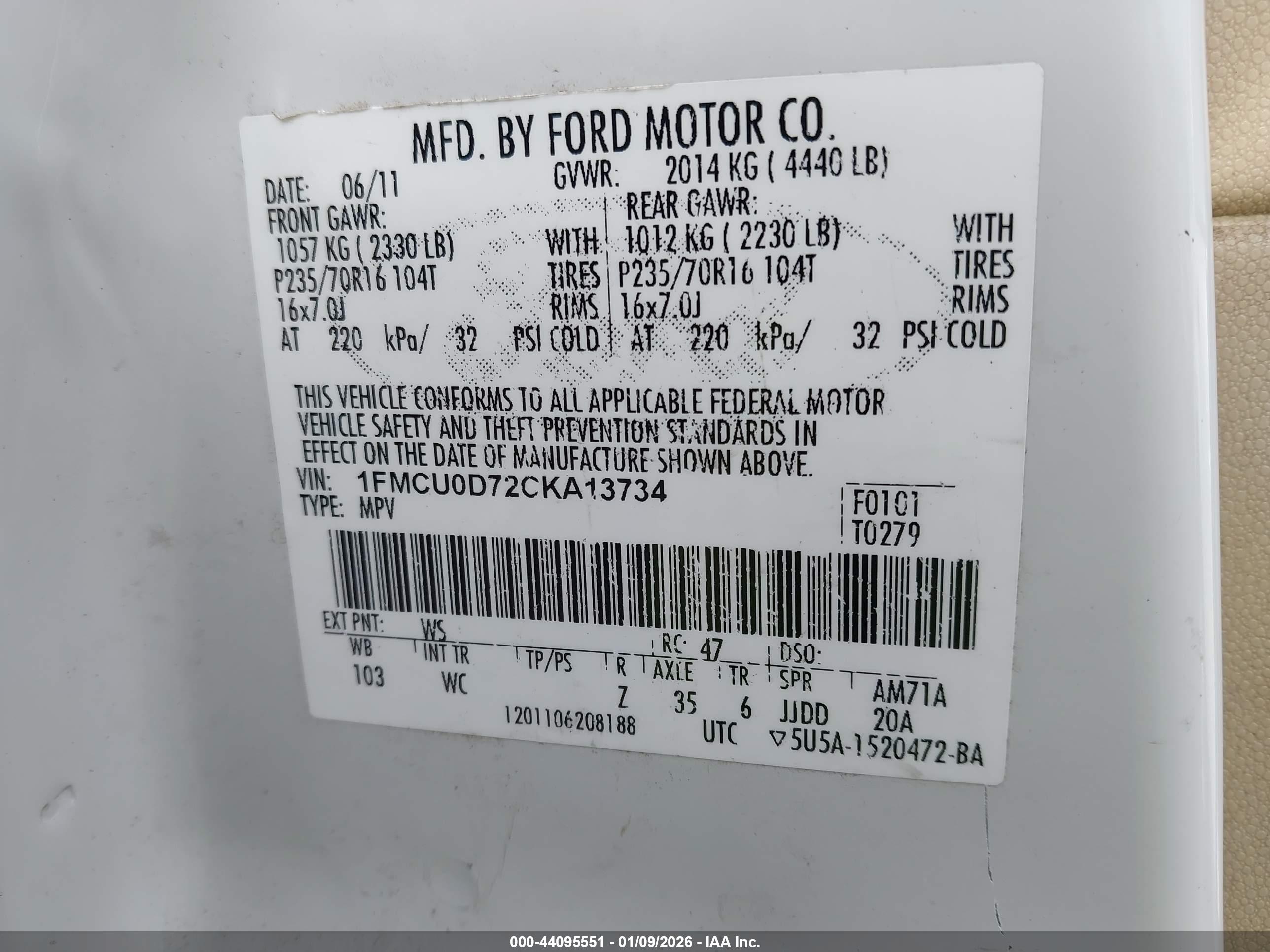 FORD ESCAPE image 9