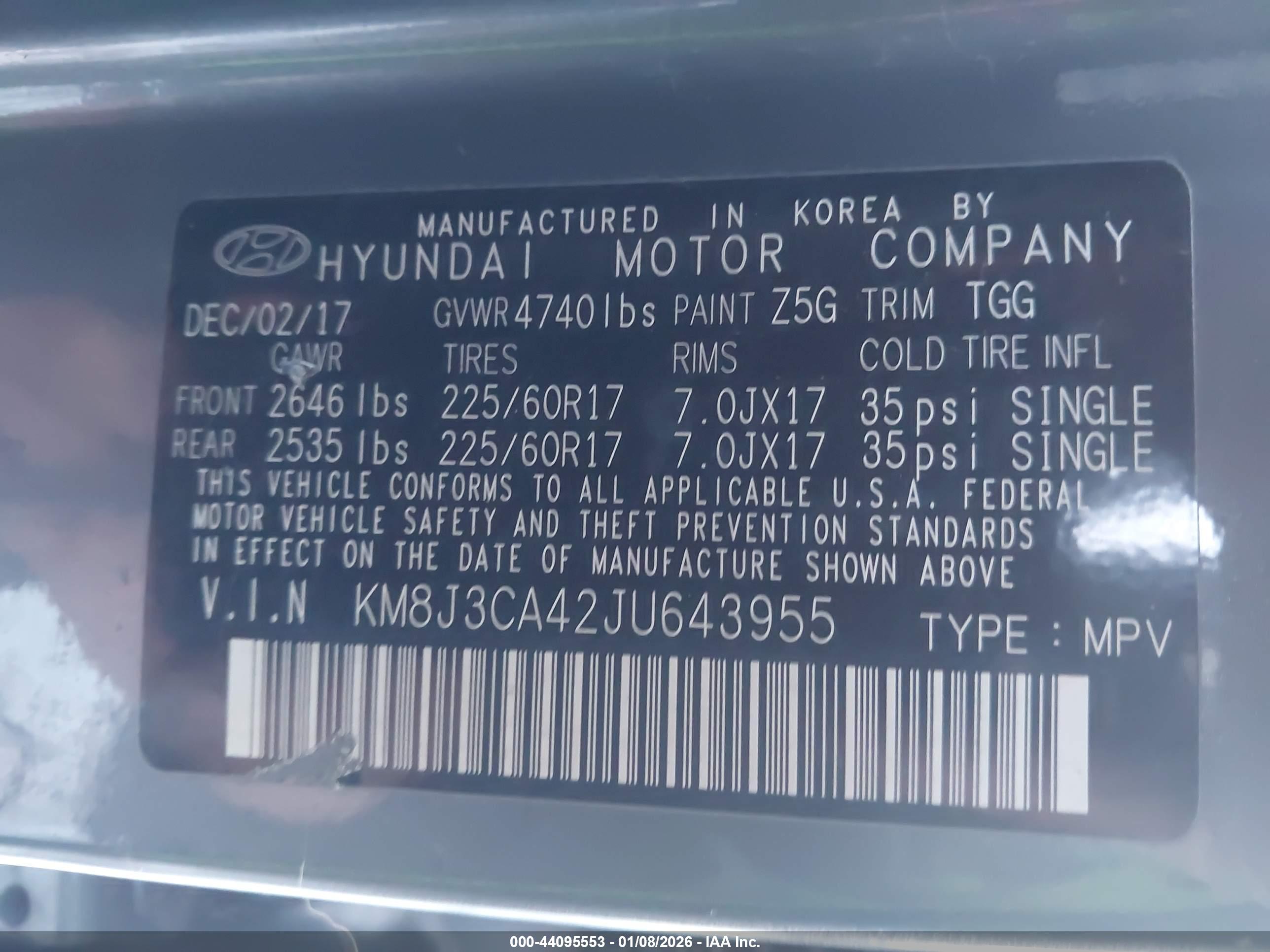 HYUNDAI TUCSON image 9