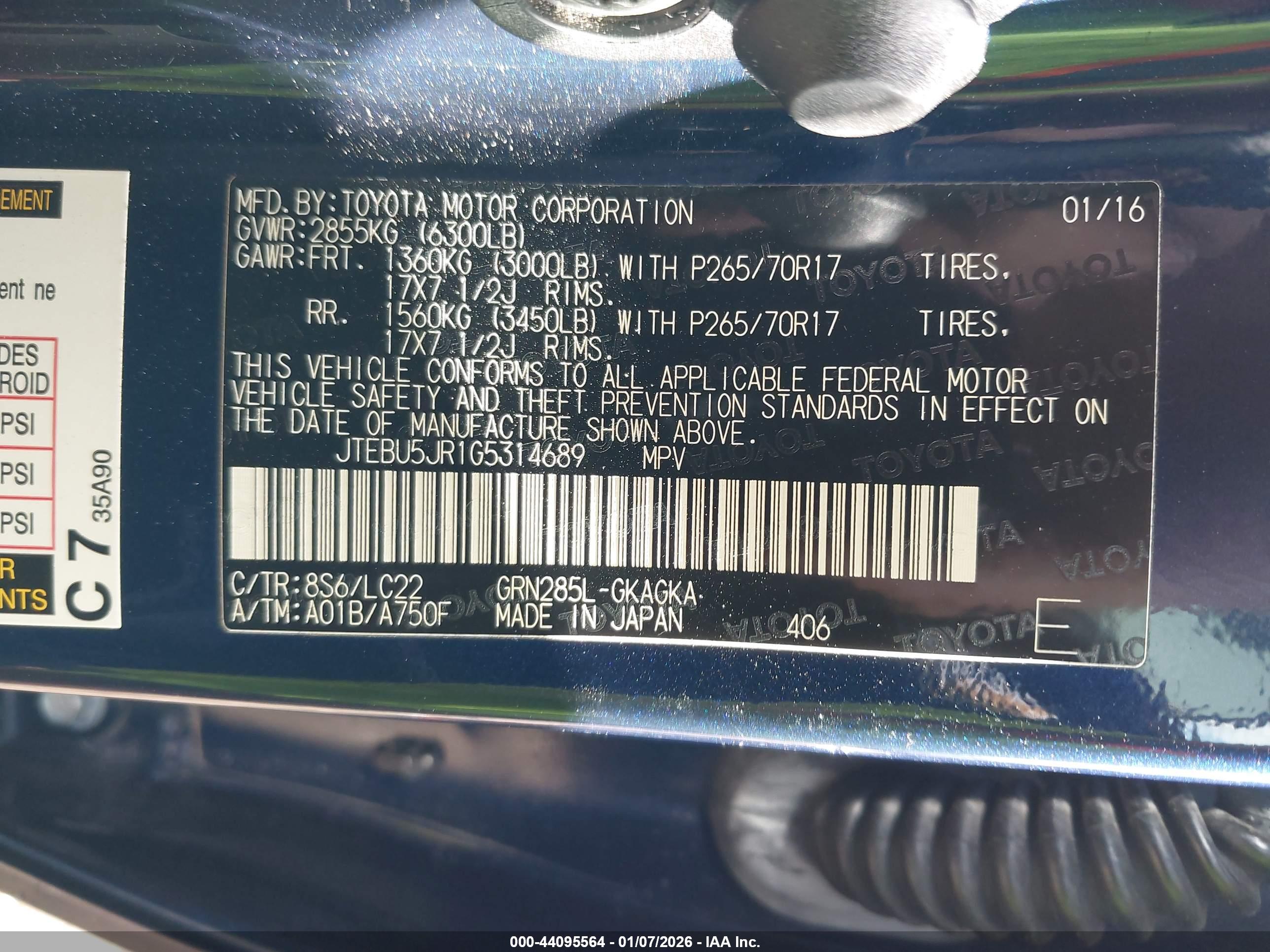 TOYOTA 4RUNNER image 9