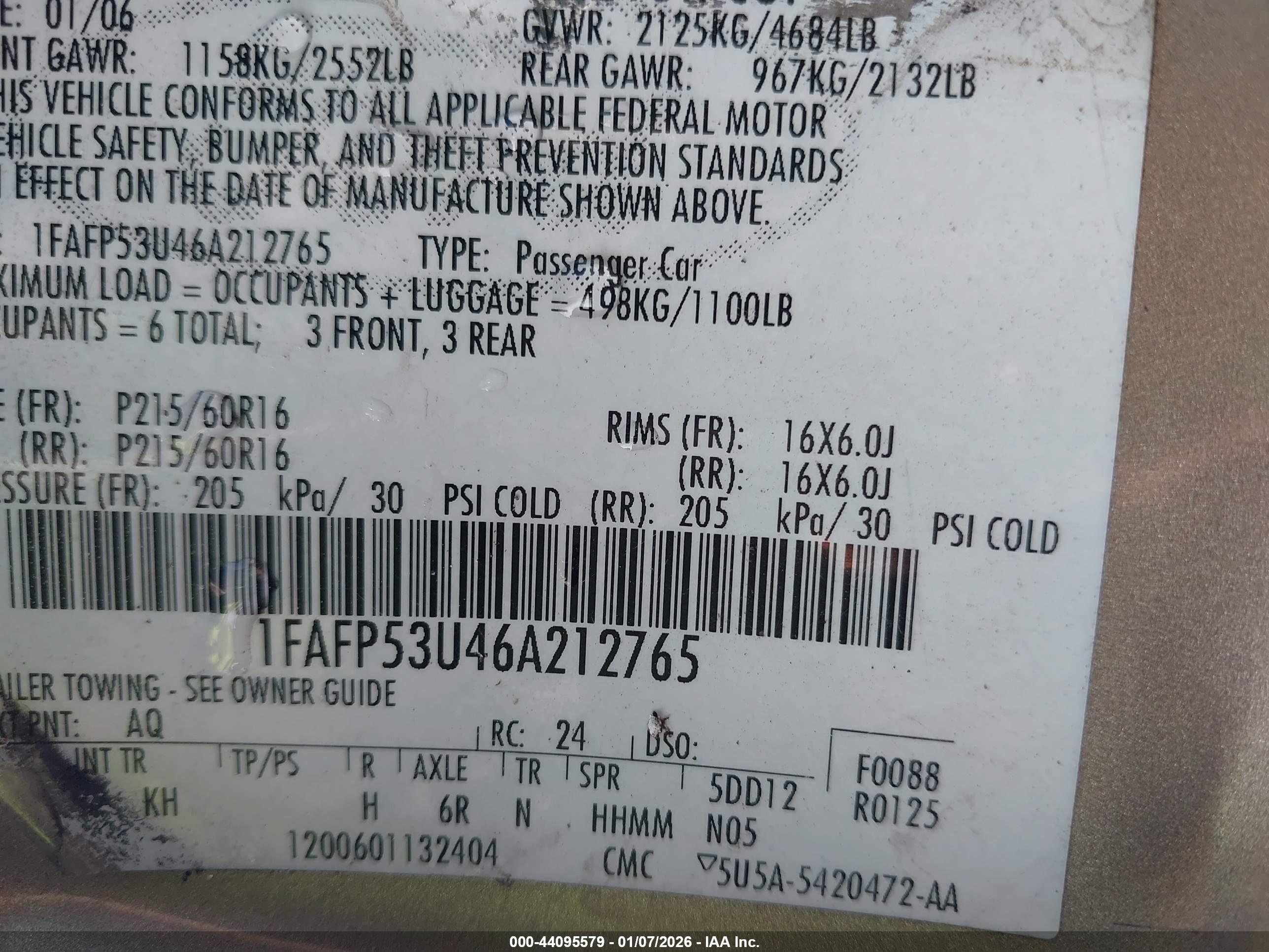 FORD TAURUS image 9