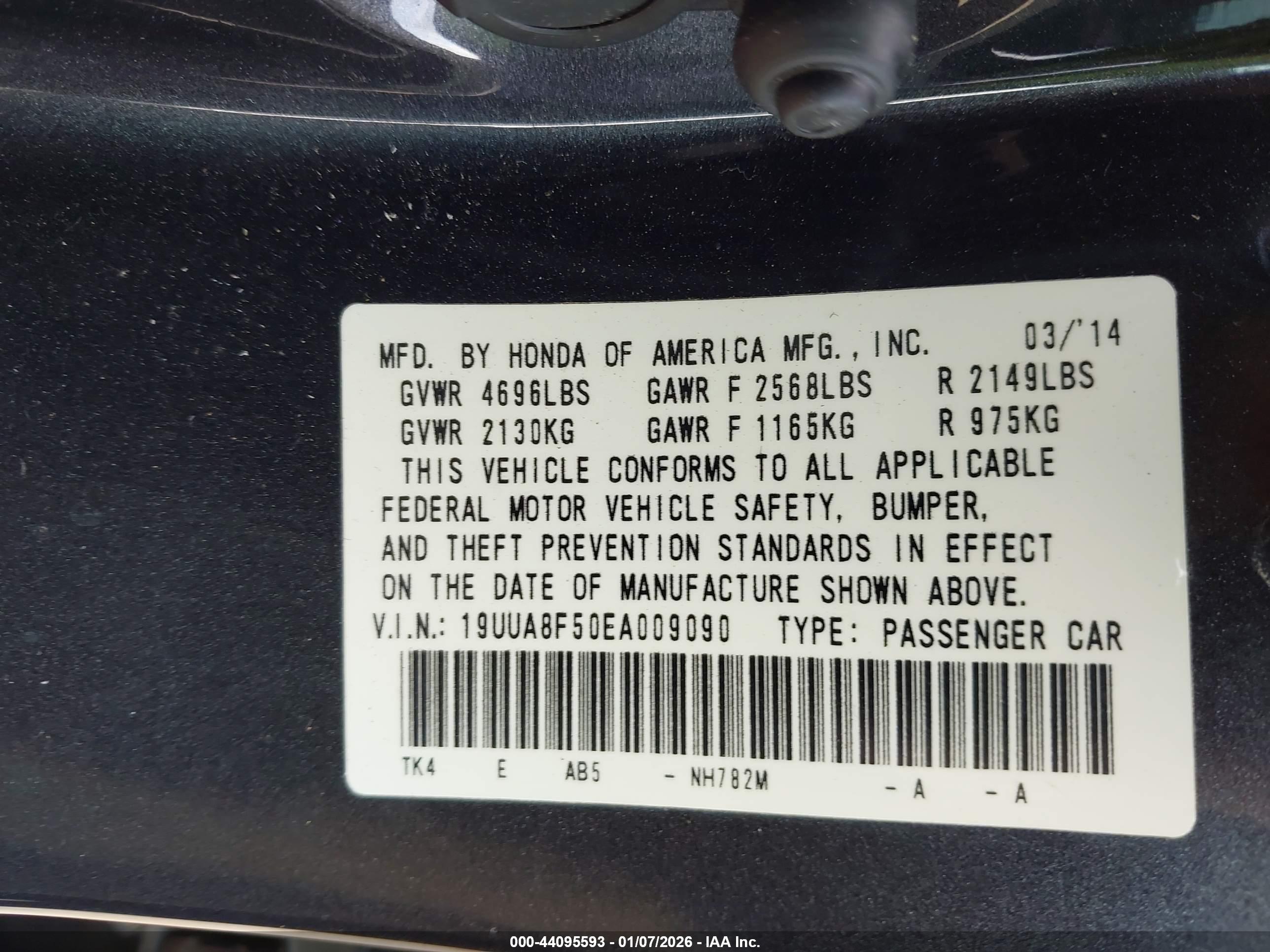 ACURA TL image 9