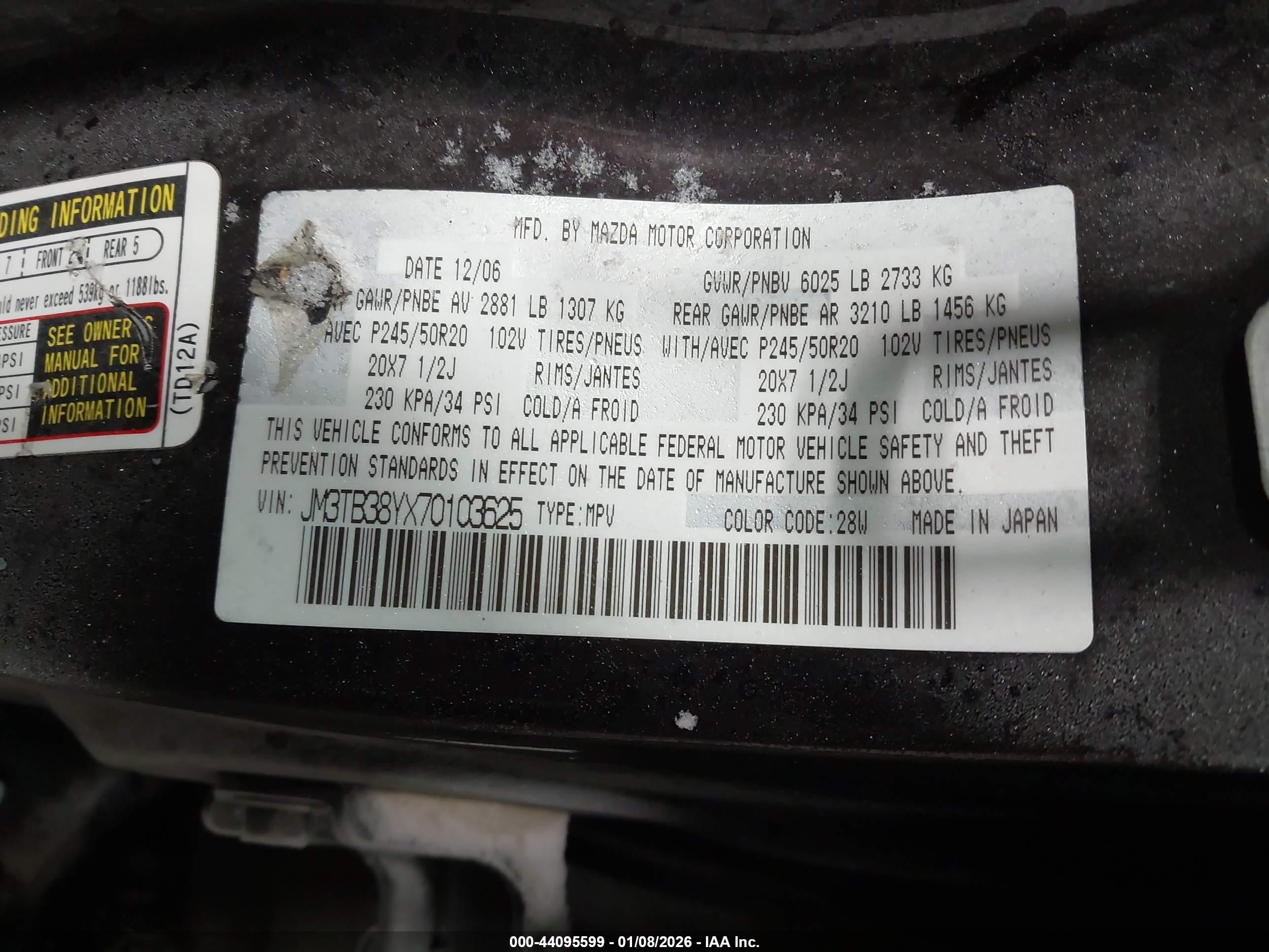 MAZDA CX-9 image 9