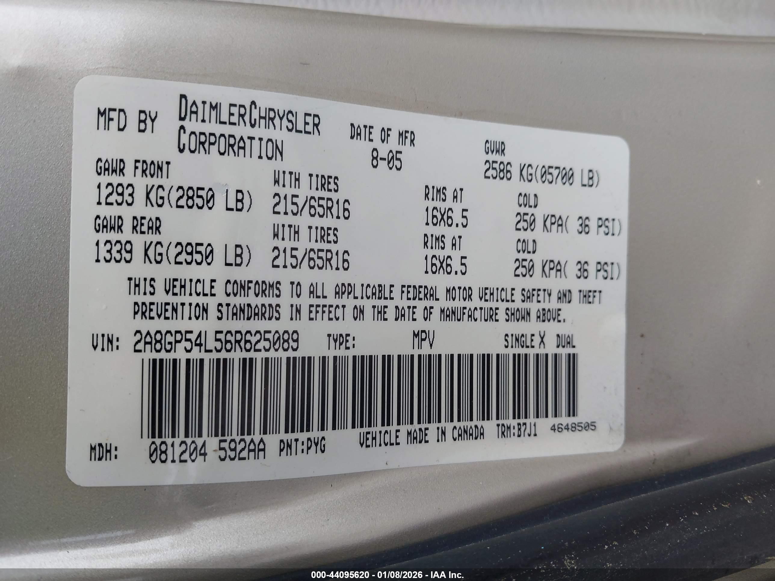 CHRYSLER TOWN image 9