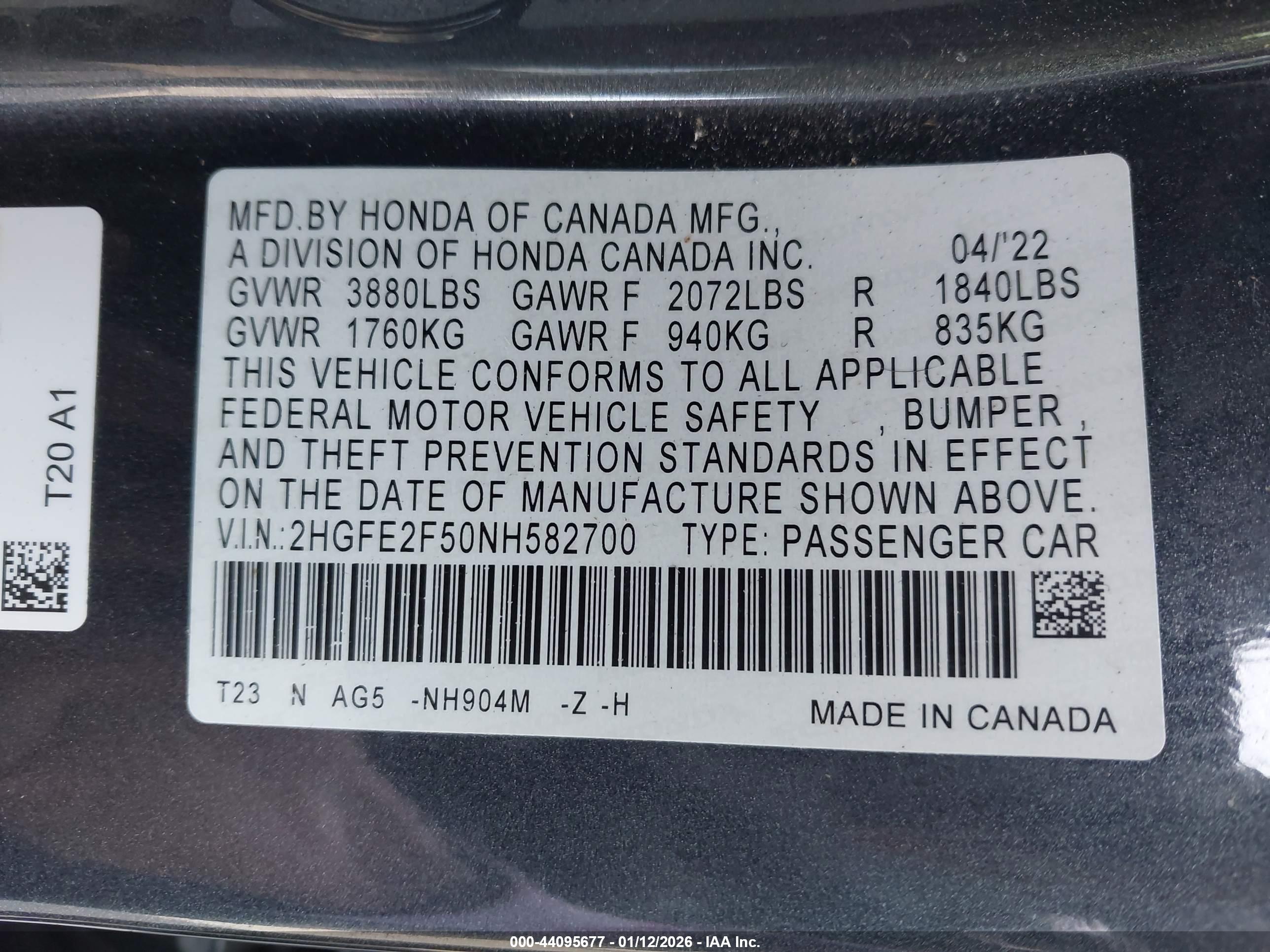 HONDA CIVIC image 9