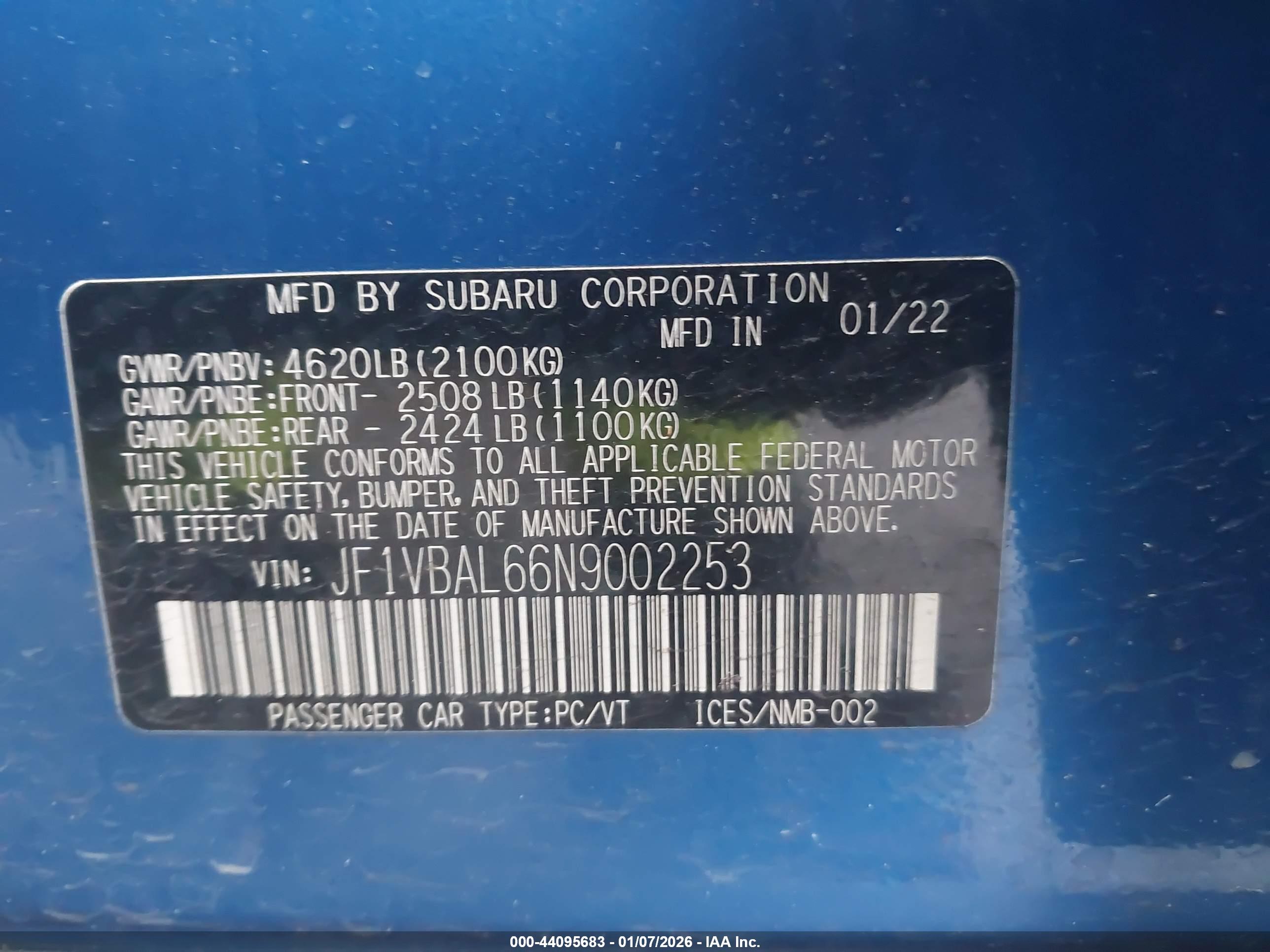 SUBARU WRX image 9