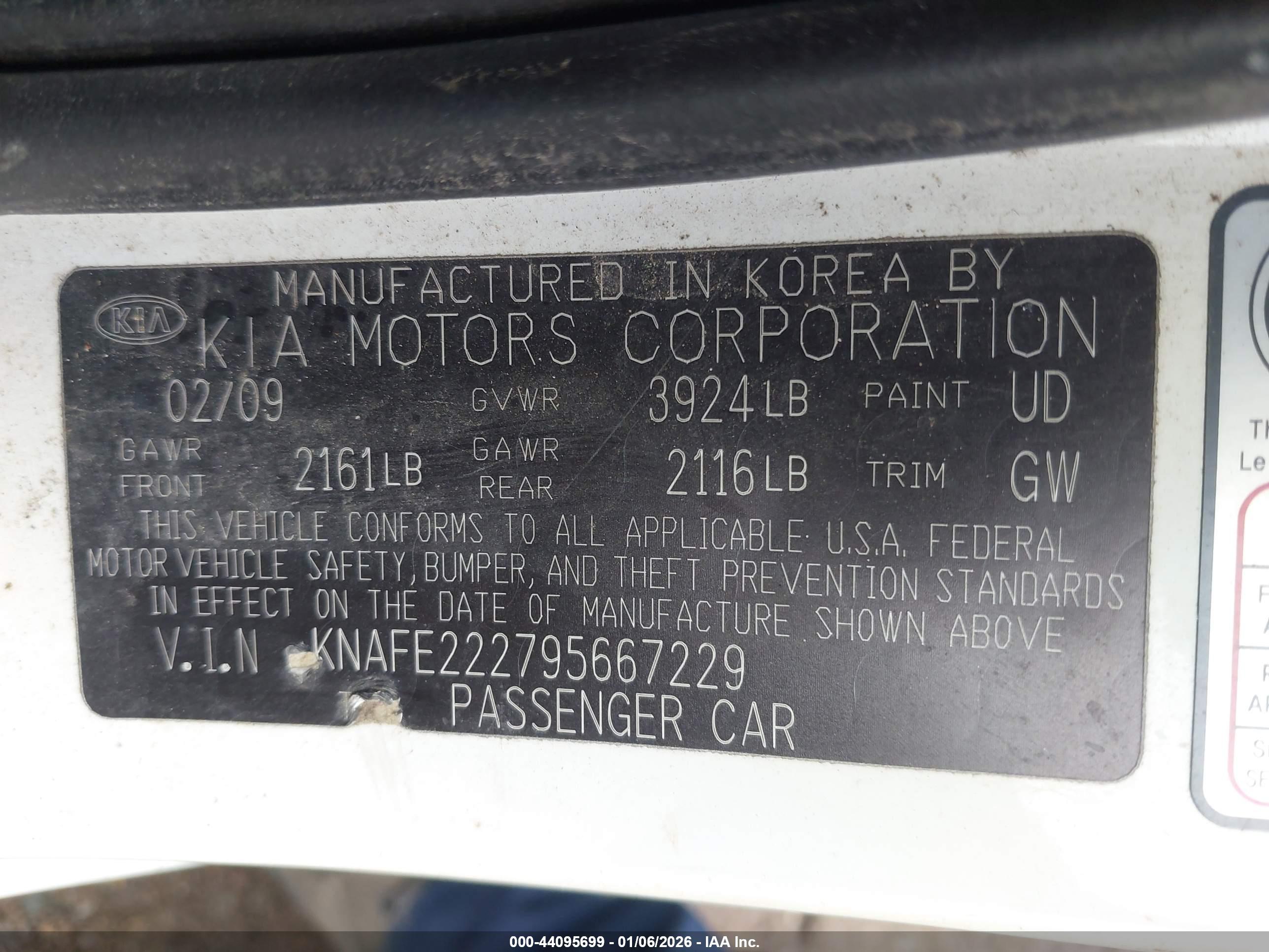 KIA SPECTRA image 9
