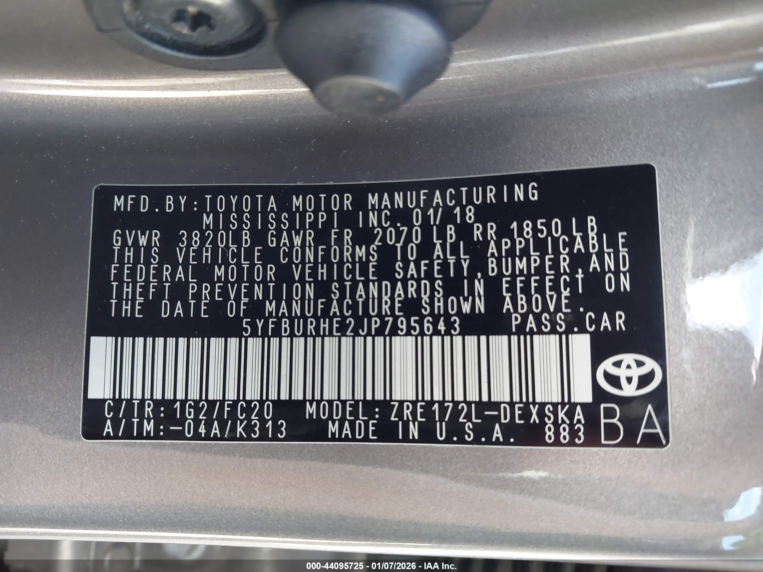 TOYOTA COROLLA image 9