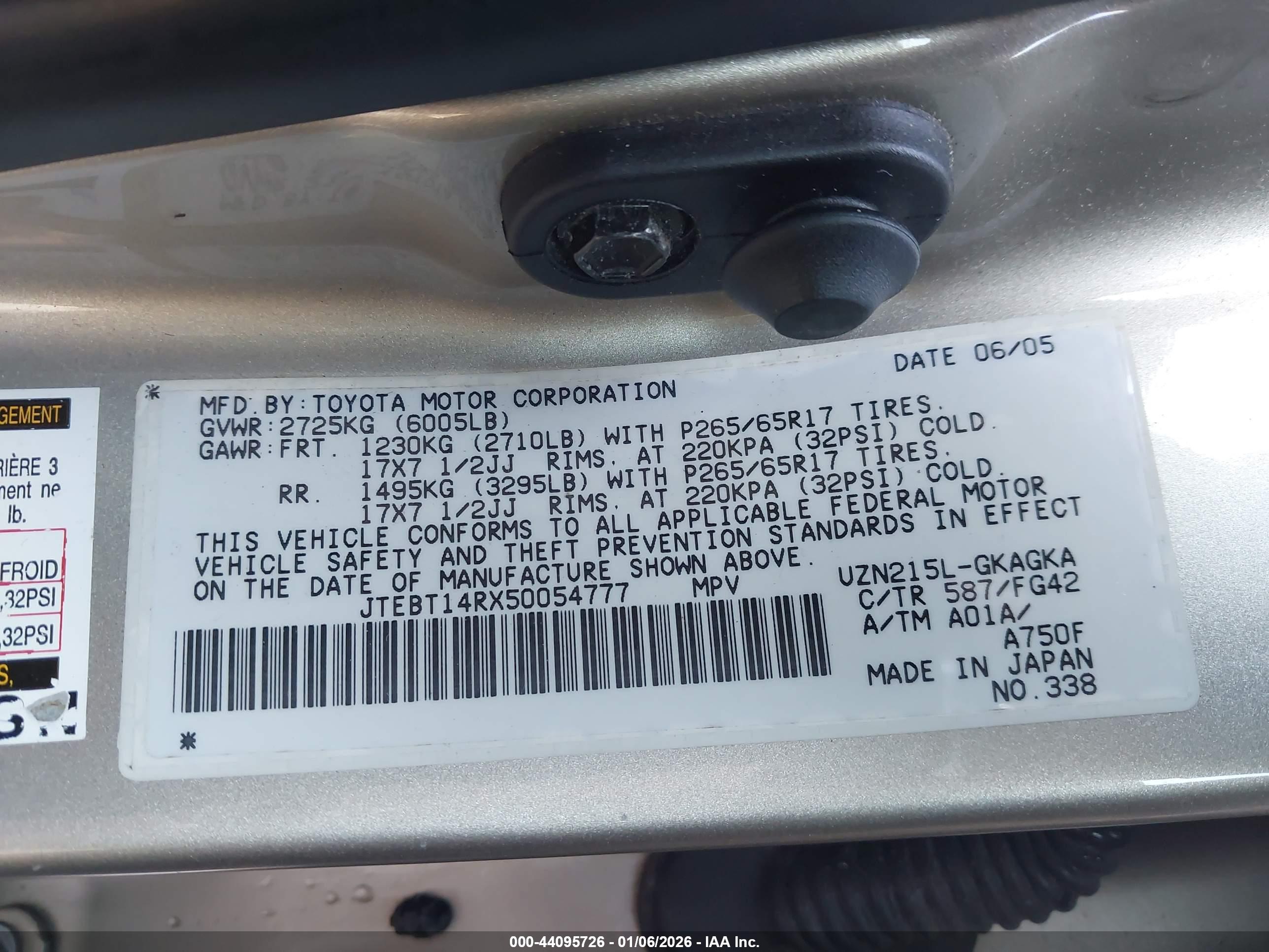 TOYOTA 4RUNNER image 9