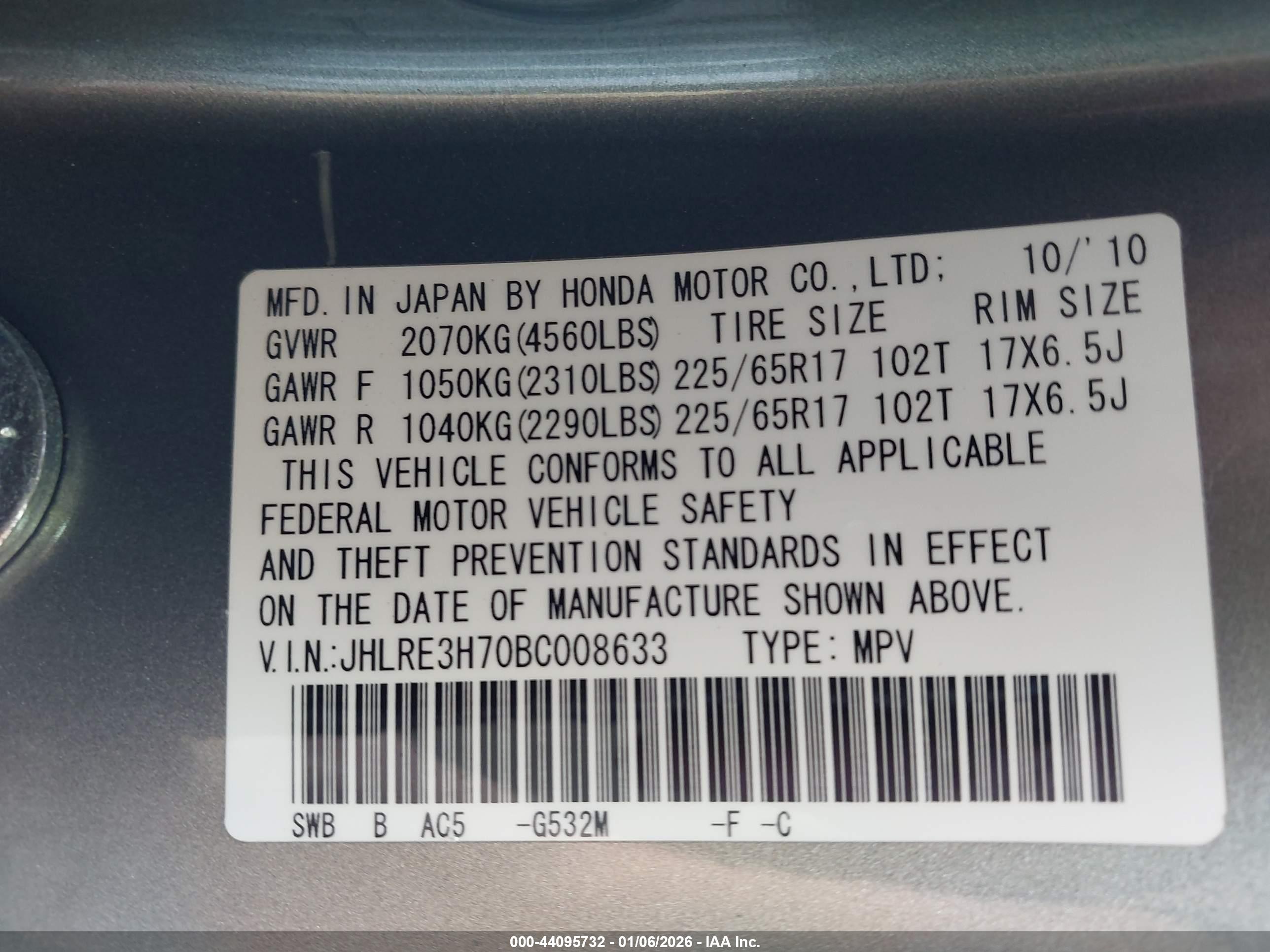 HONDA CR-V image 9