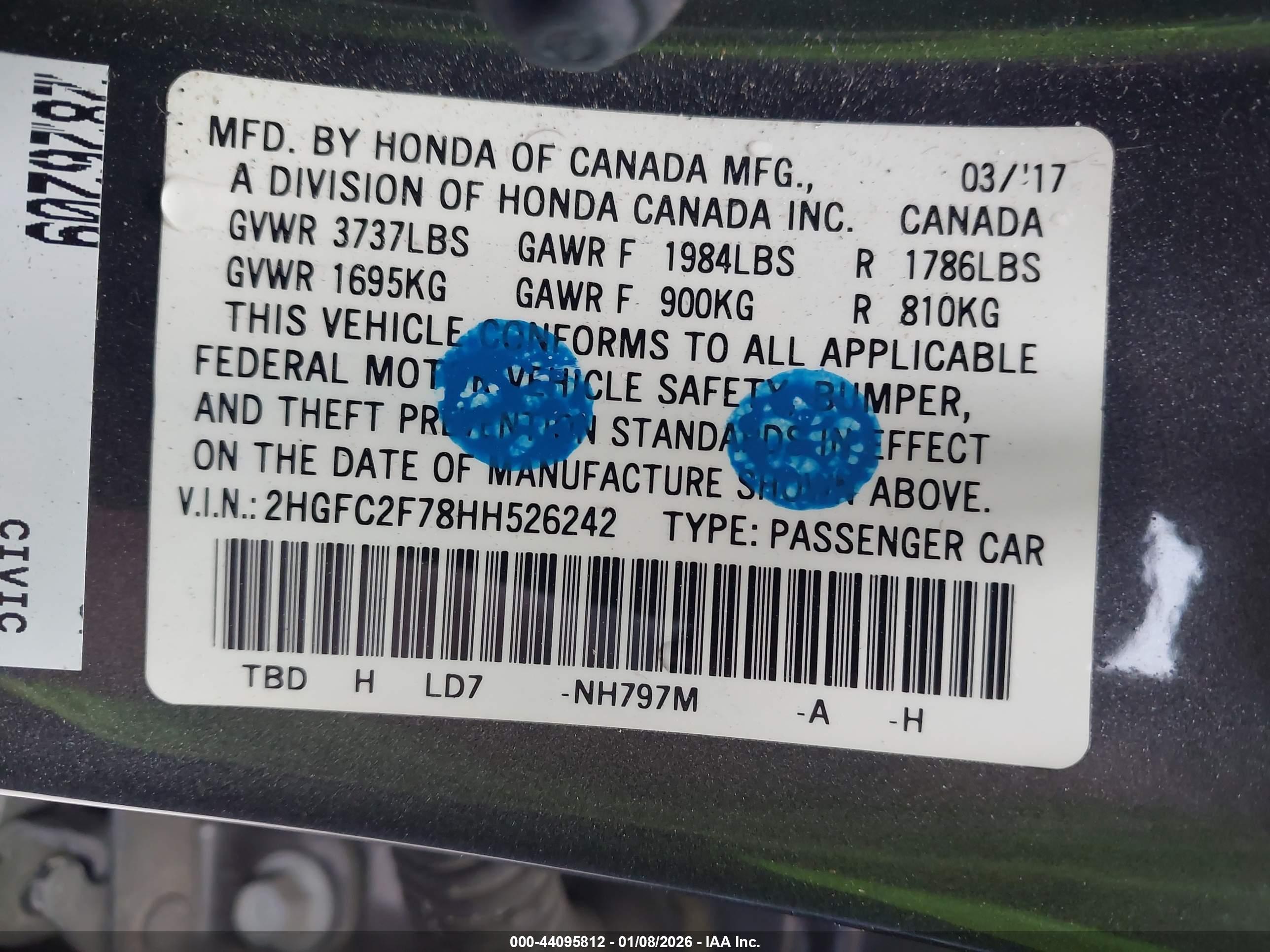 HONDA CIVIC image 9