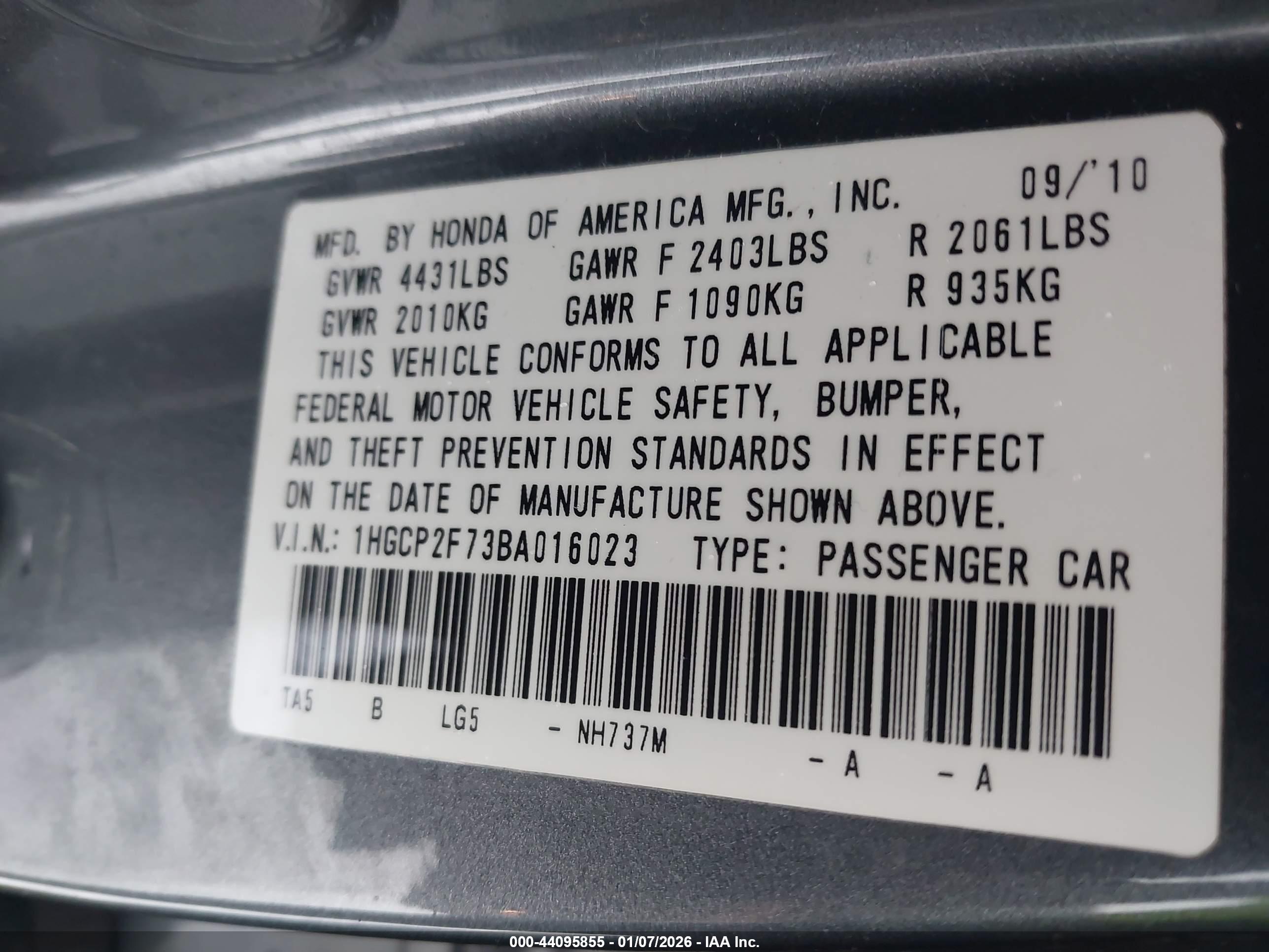 HONDA ACCORD image 9