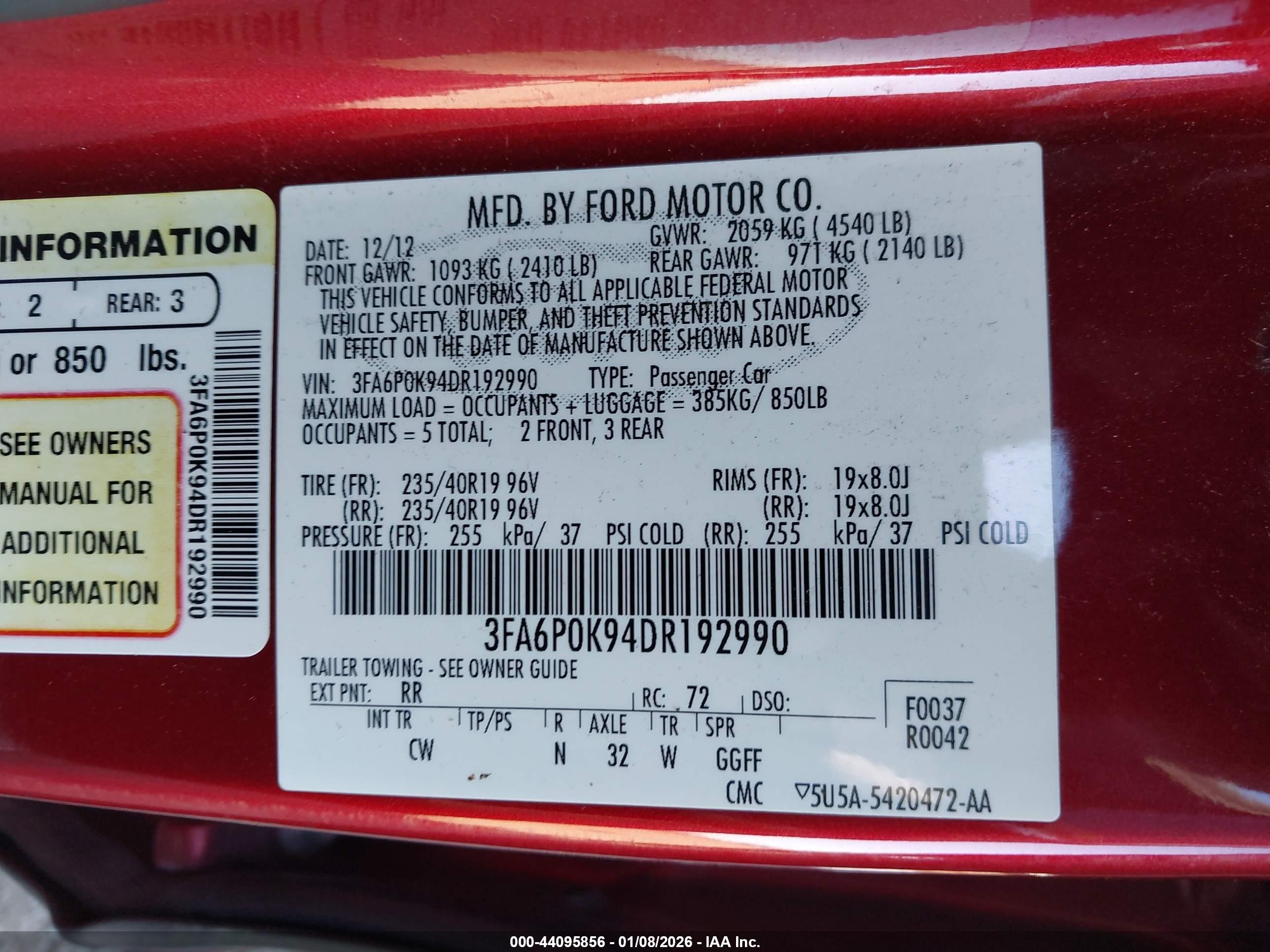 FORD FUSION image 9