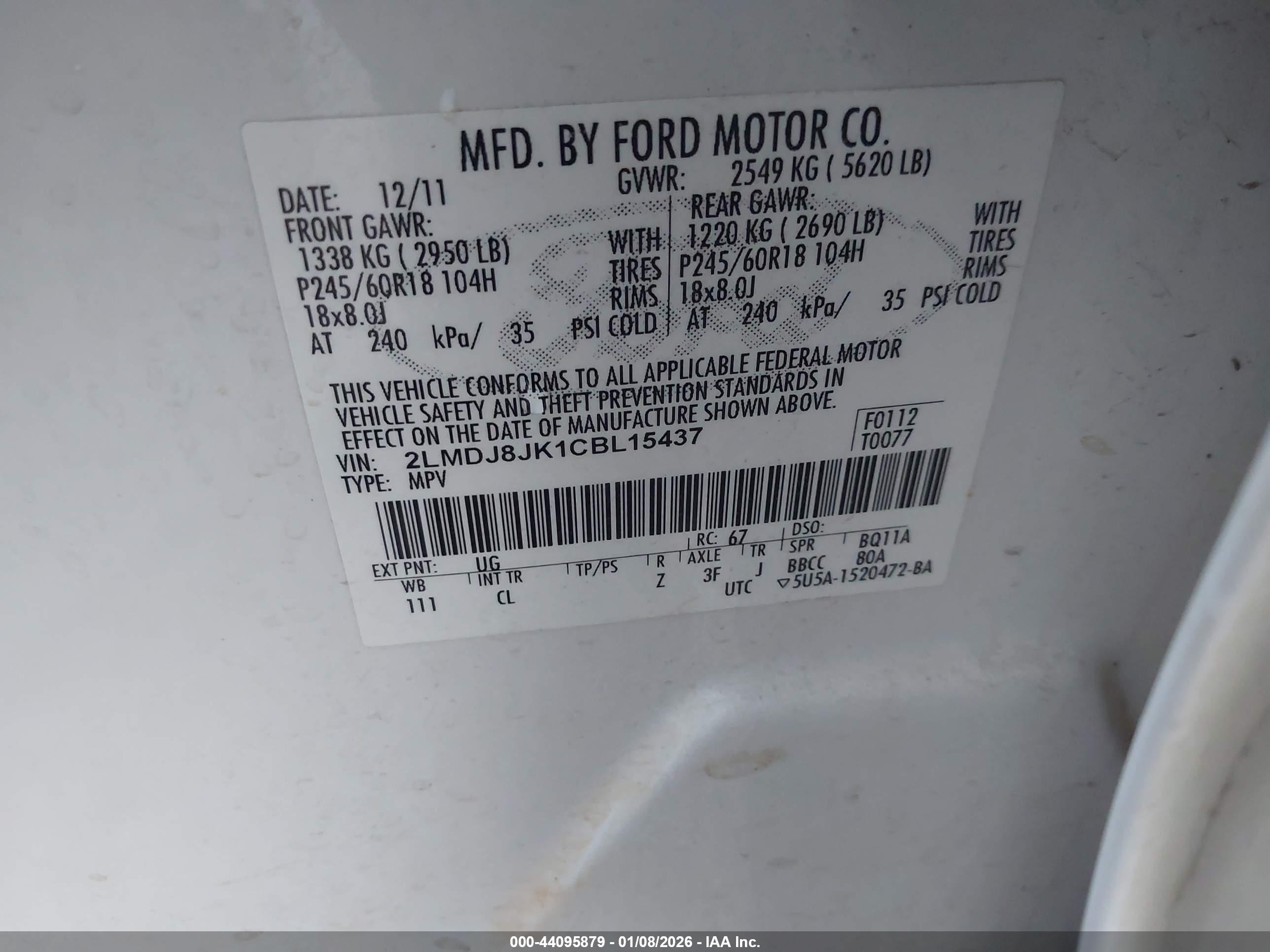 LINCOLN MKX image 9