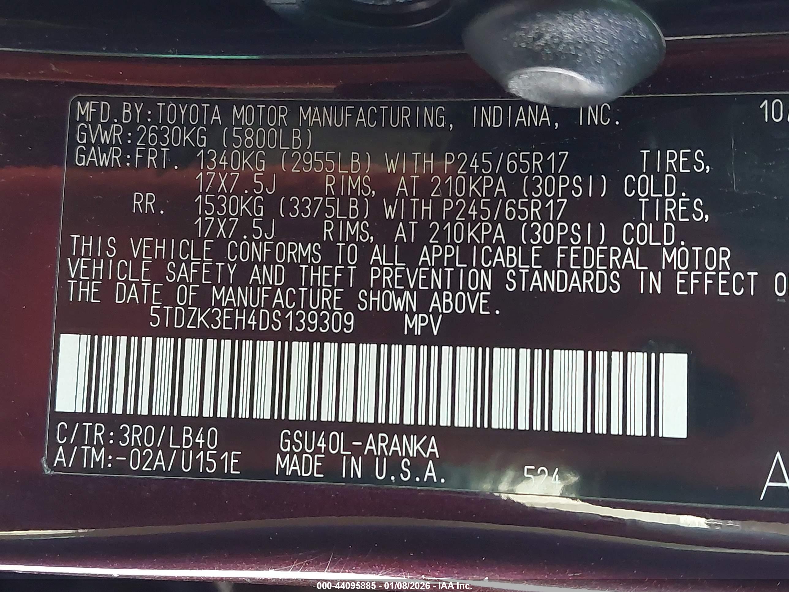 TOYOTA HIGHLANDER image 9