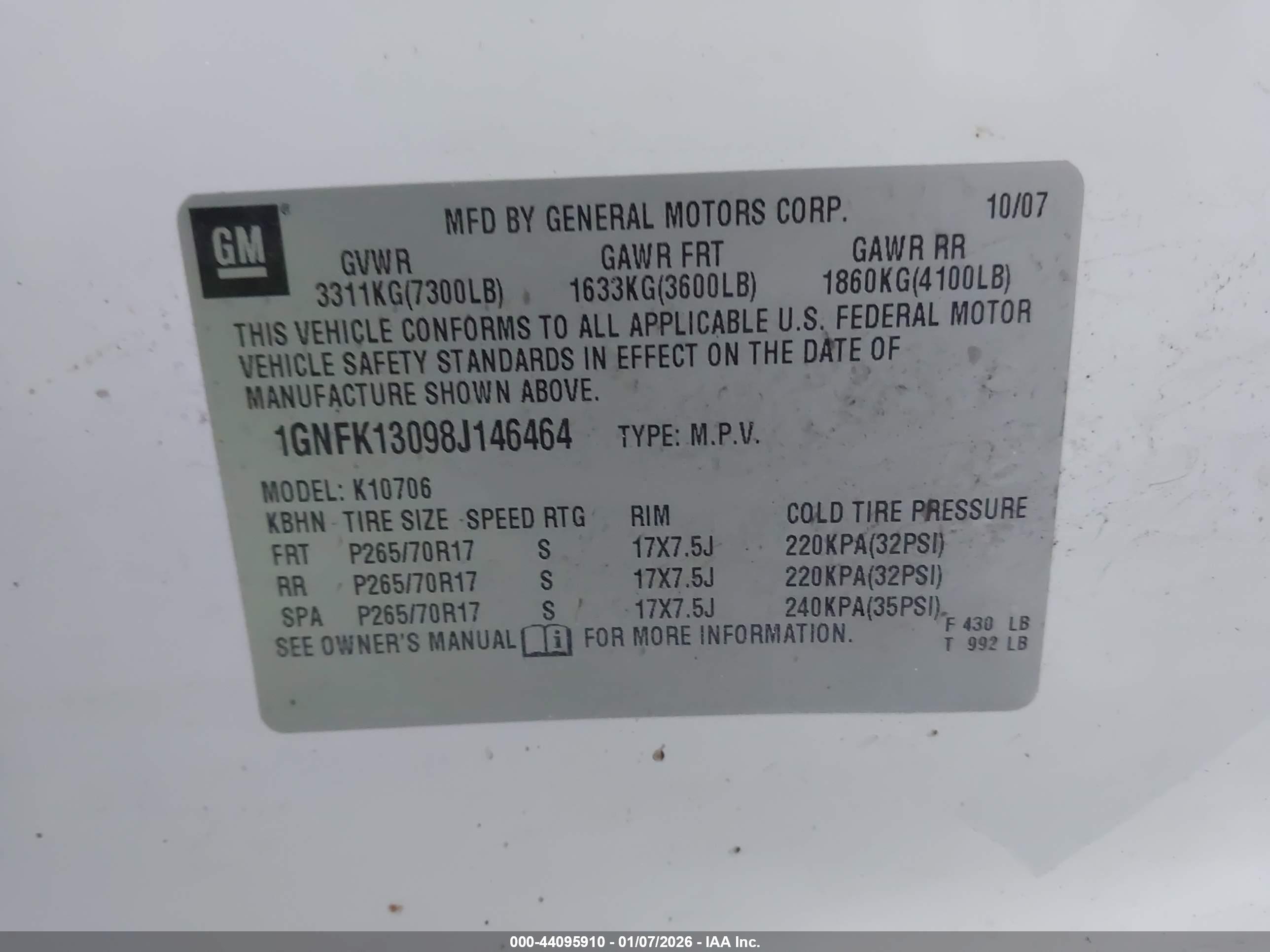 CHEVROLET TAHOE image 9