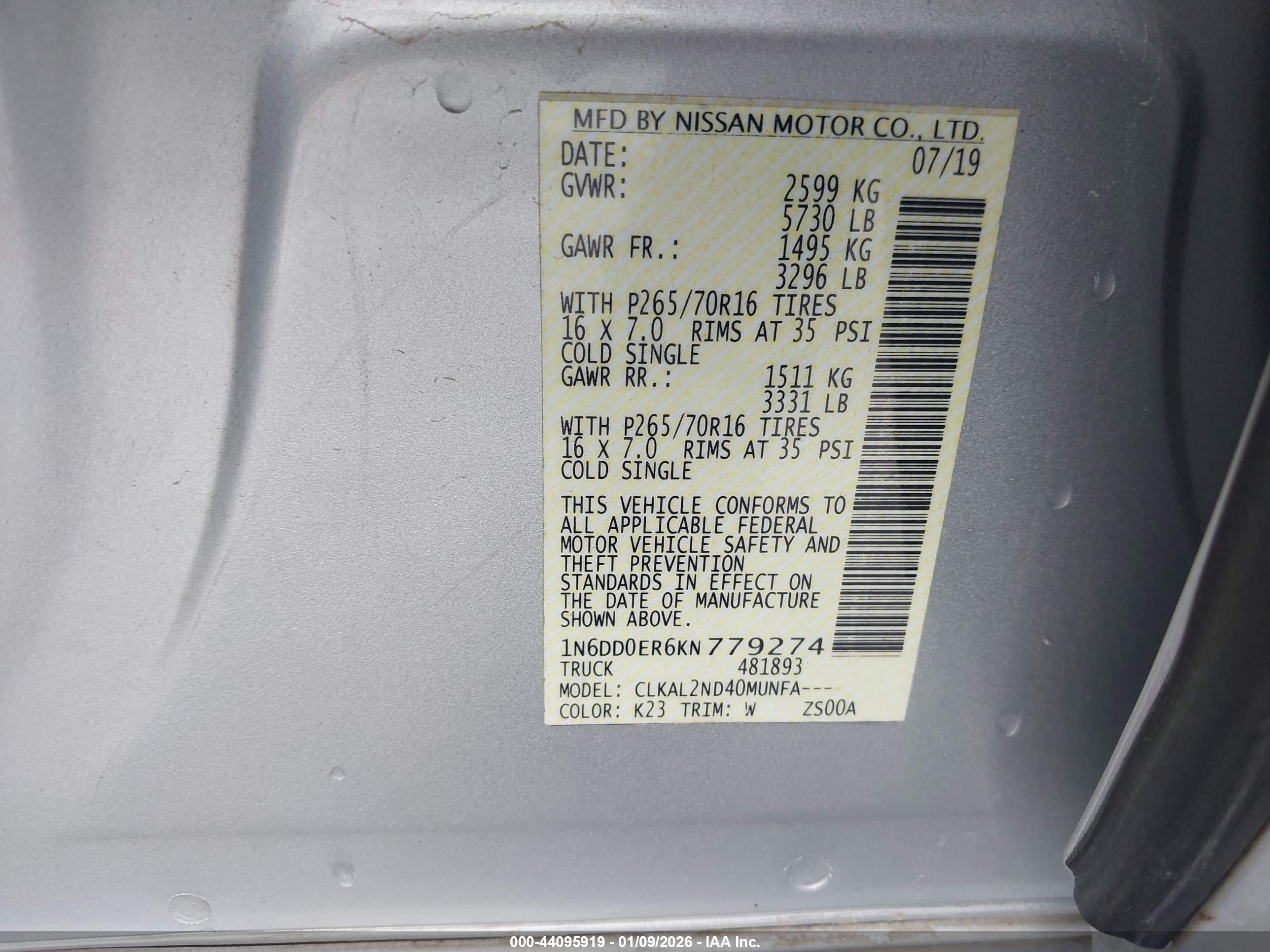 NISSAN FRONTIER image 9