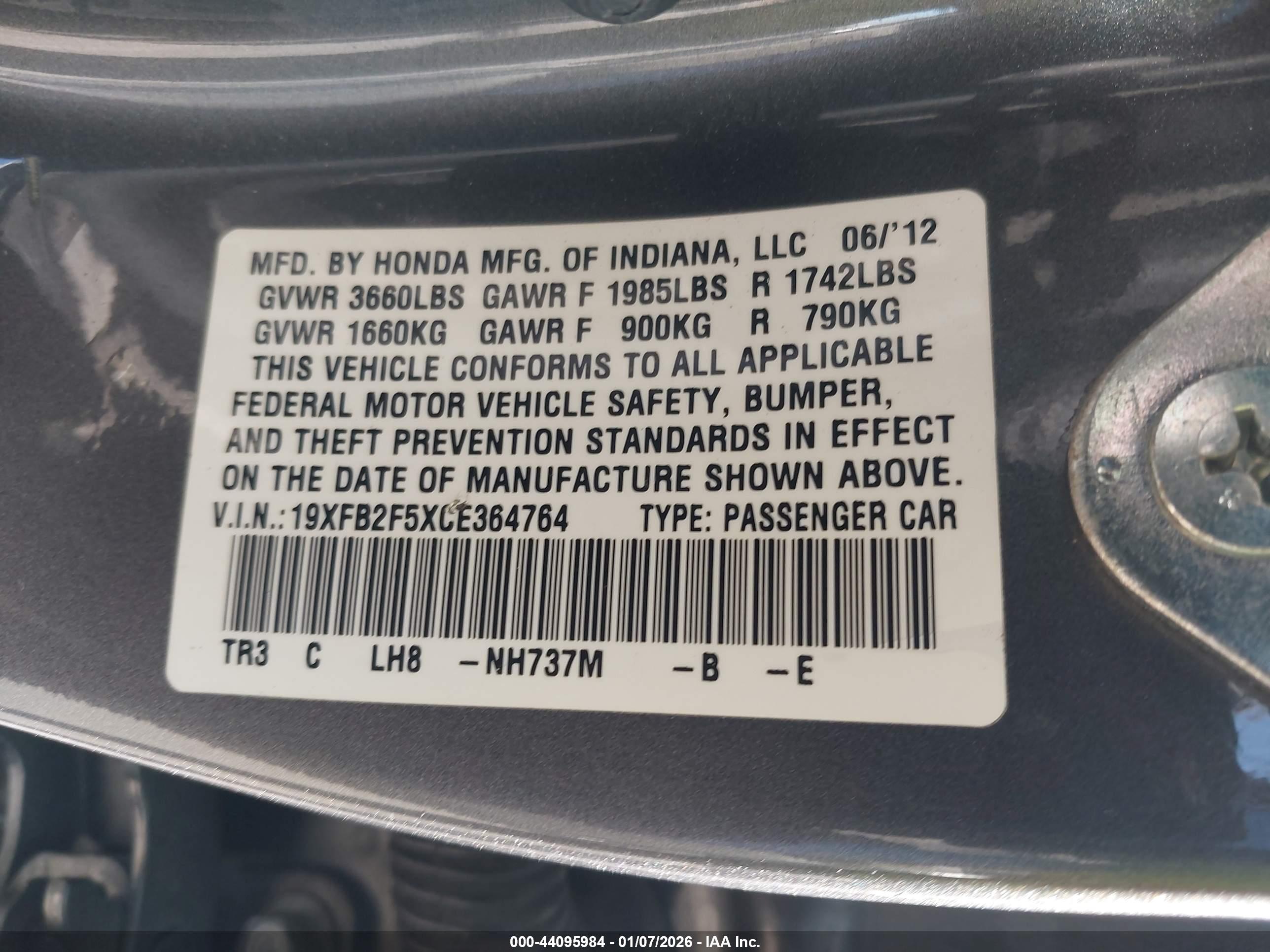 HONDA CIVIC image 9
