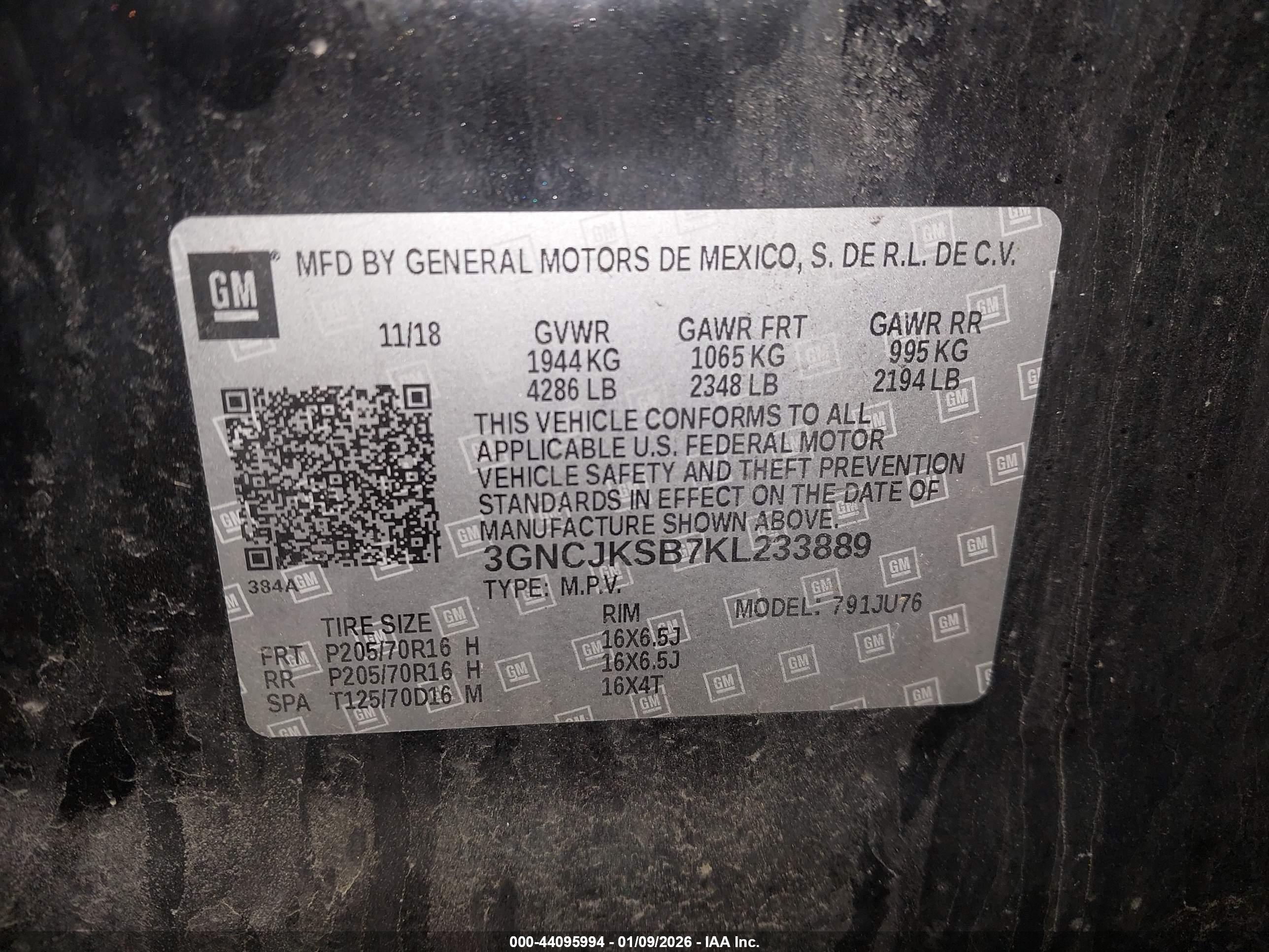 CHEVROLET TRAX image 9