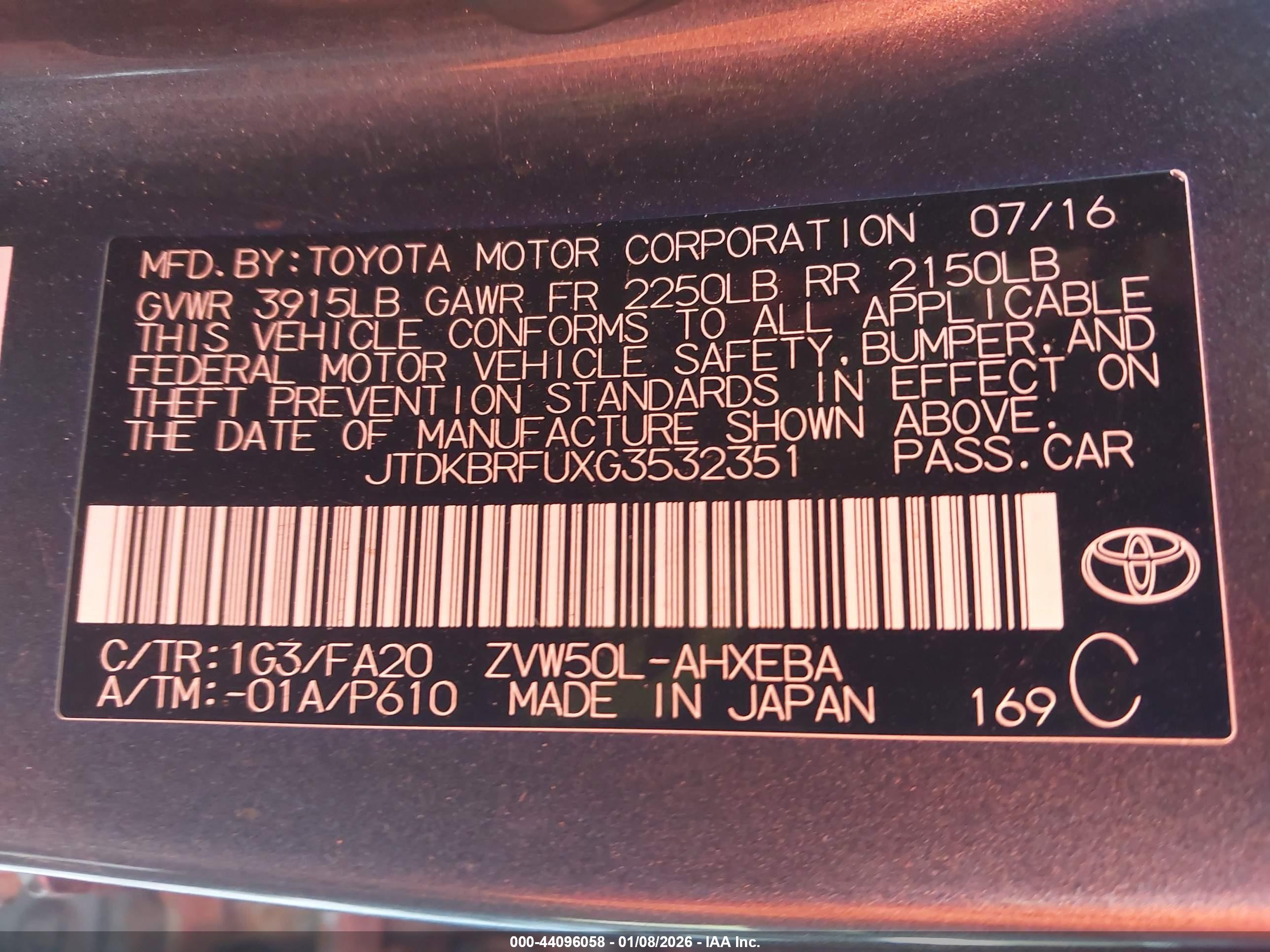 TOYOTA PRIUS image 9