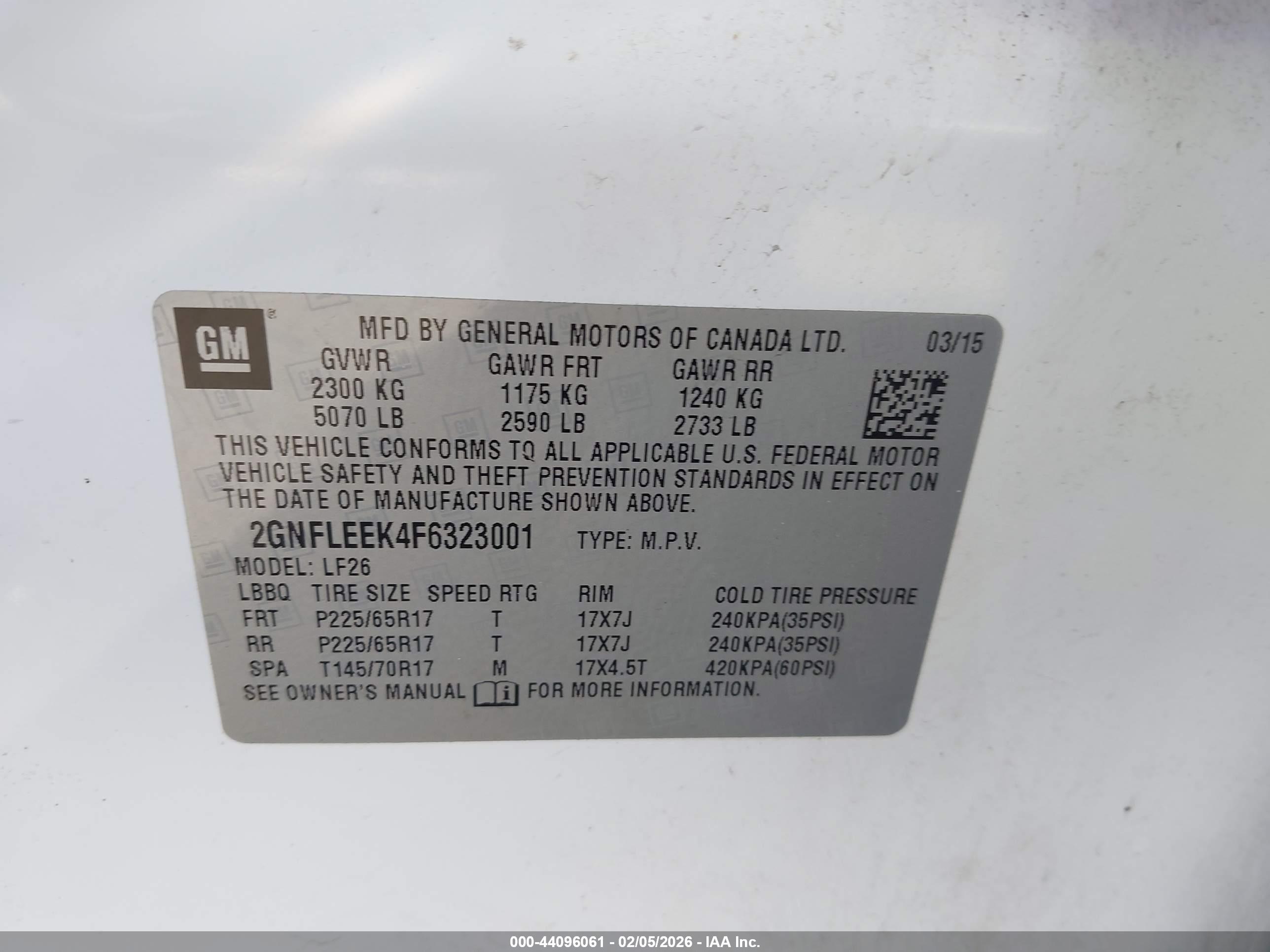 CHEVROLET EQUINOX image 9