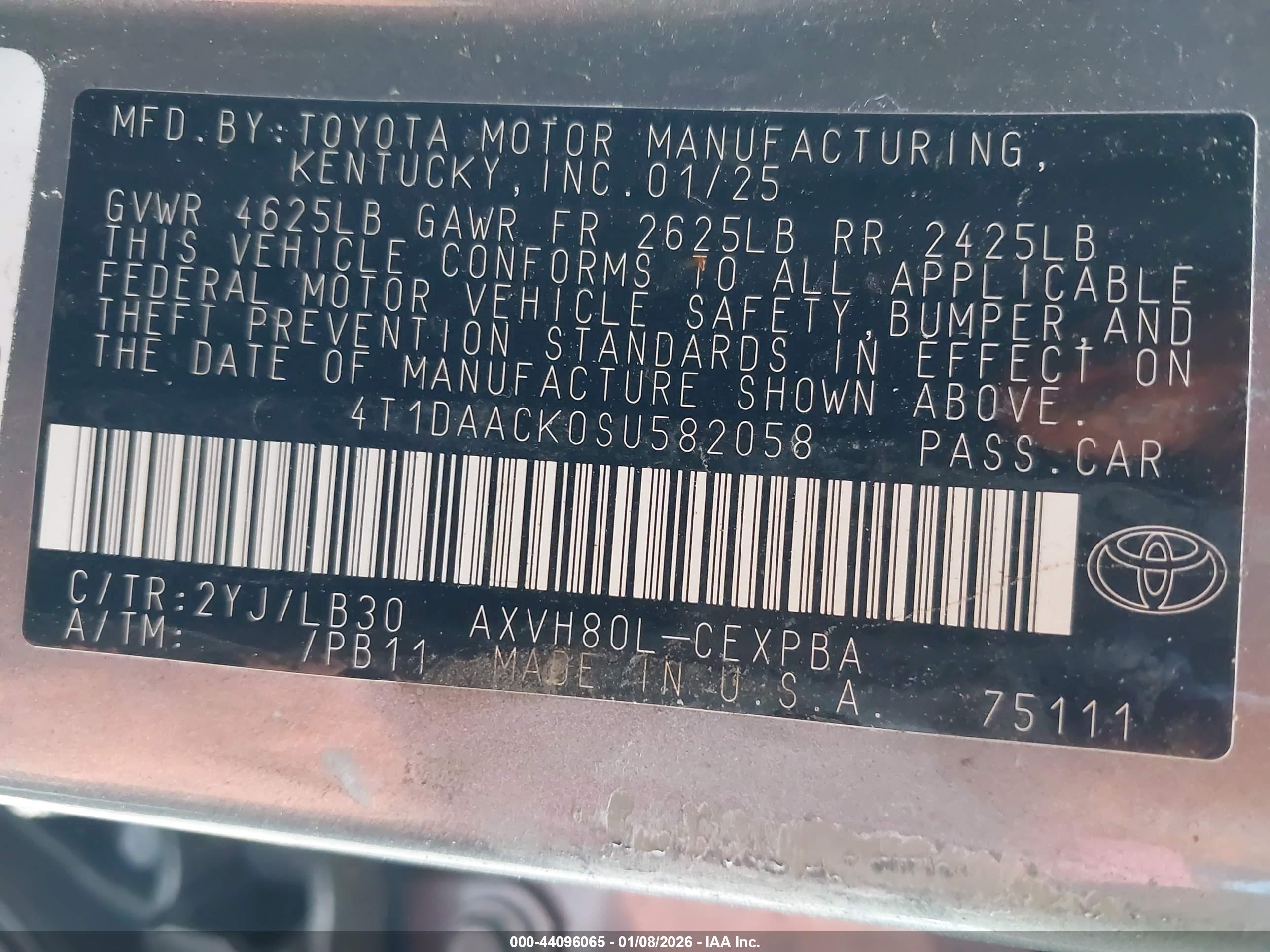 TOYOTA CAMRY image 9