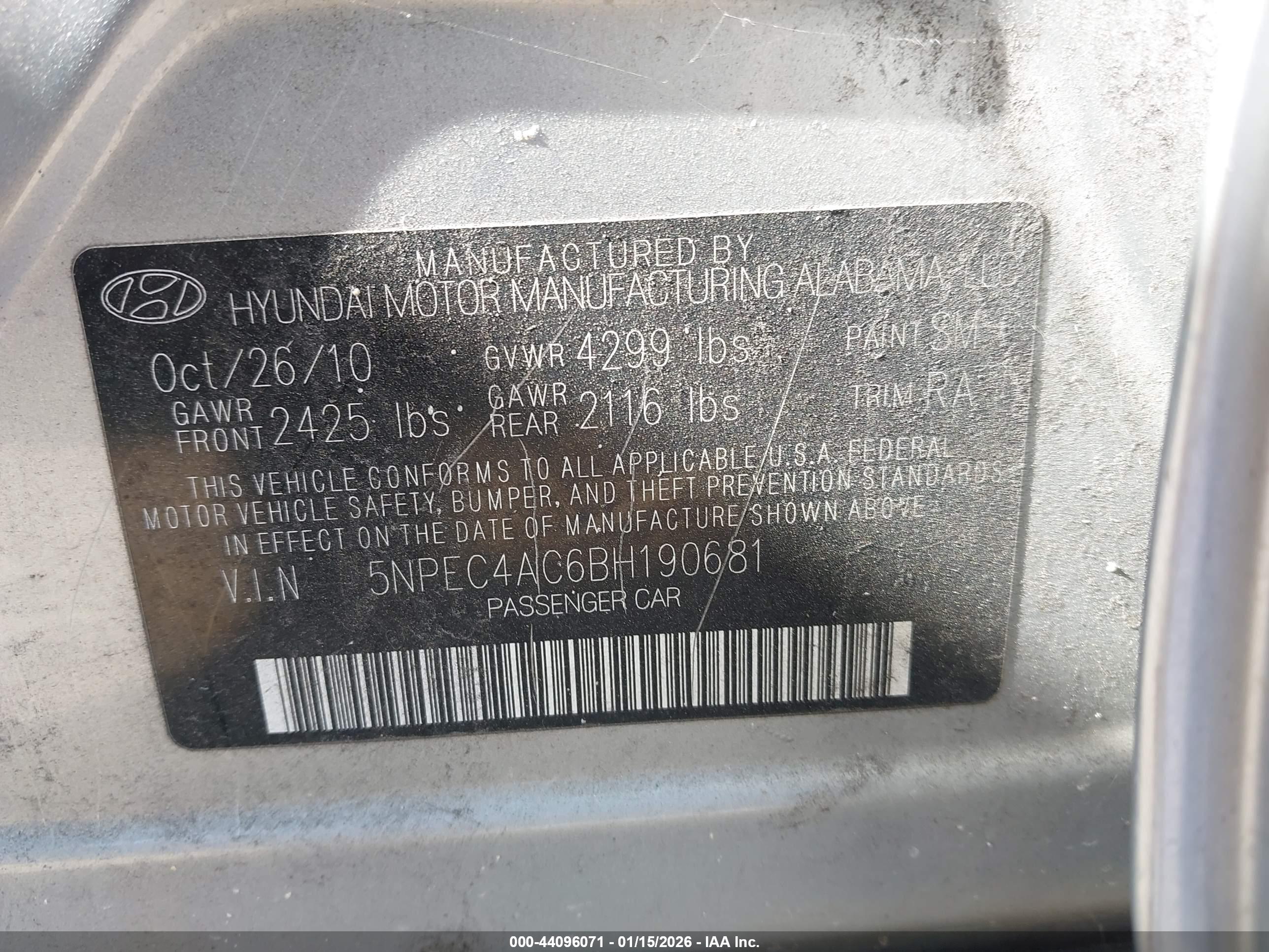 HYUNDAI SONATA image 9