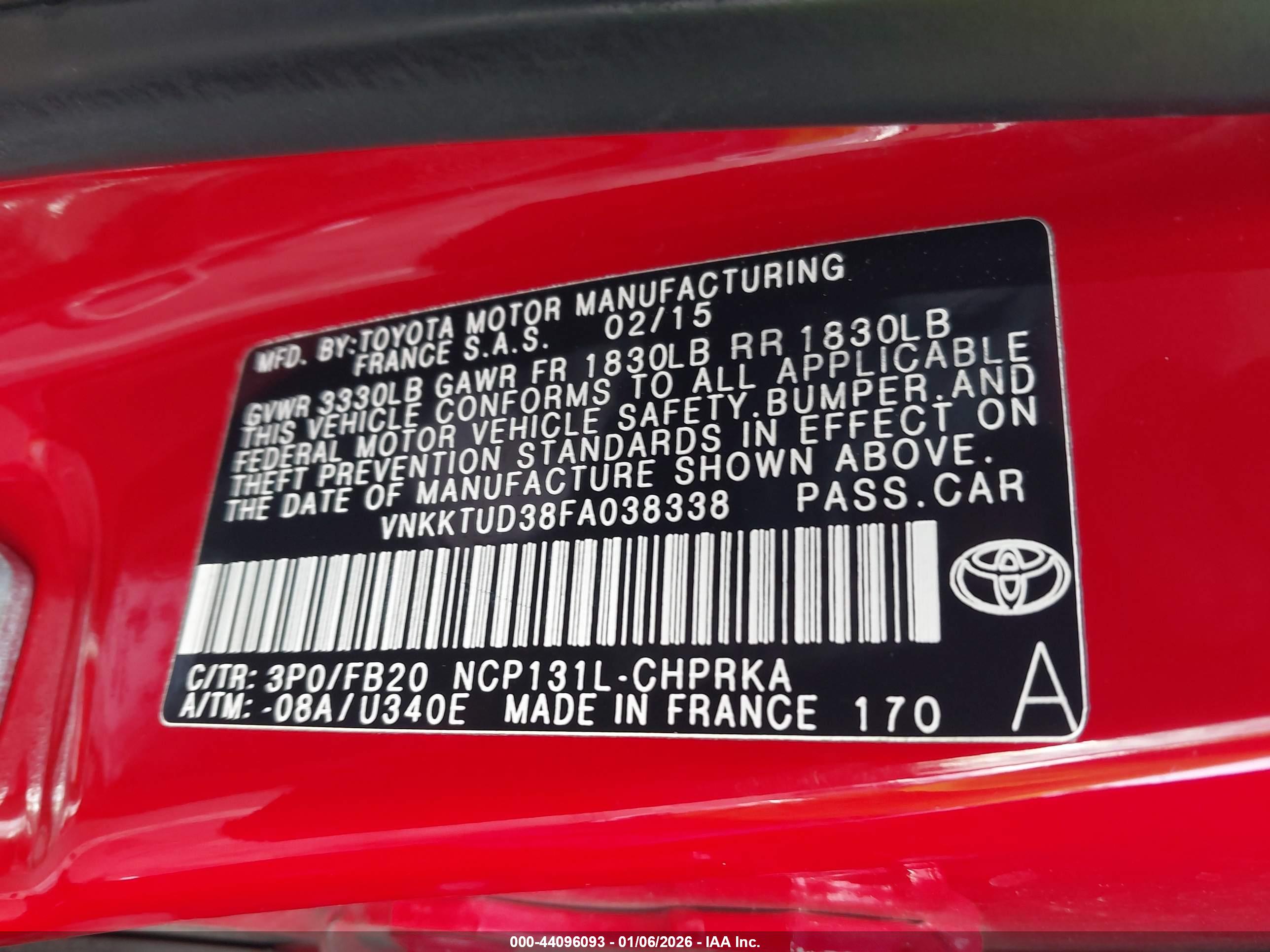TOYOTA YARIS image 9