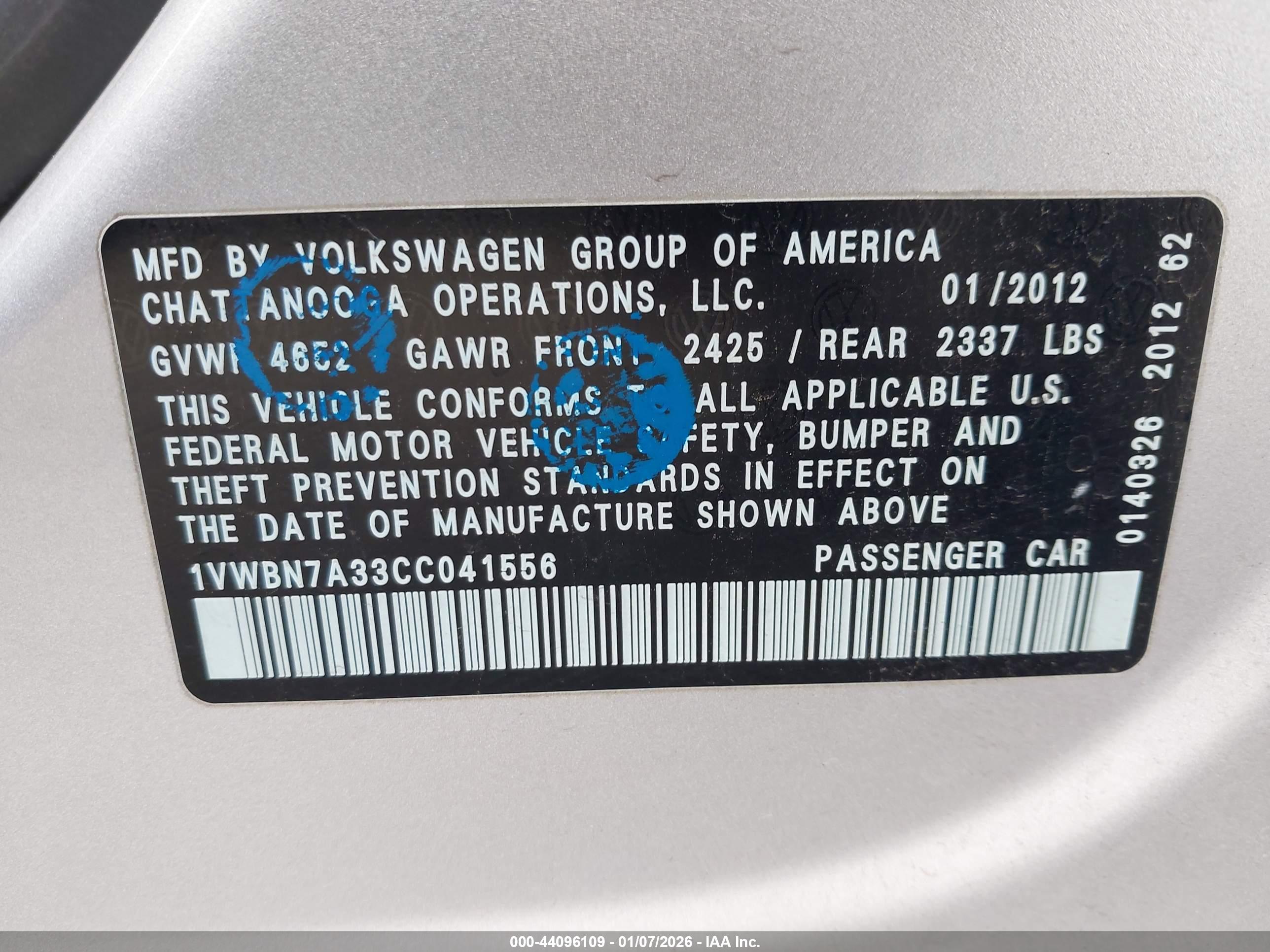 VOLKSWAGEN PASSAT image 9