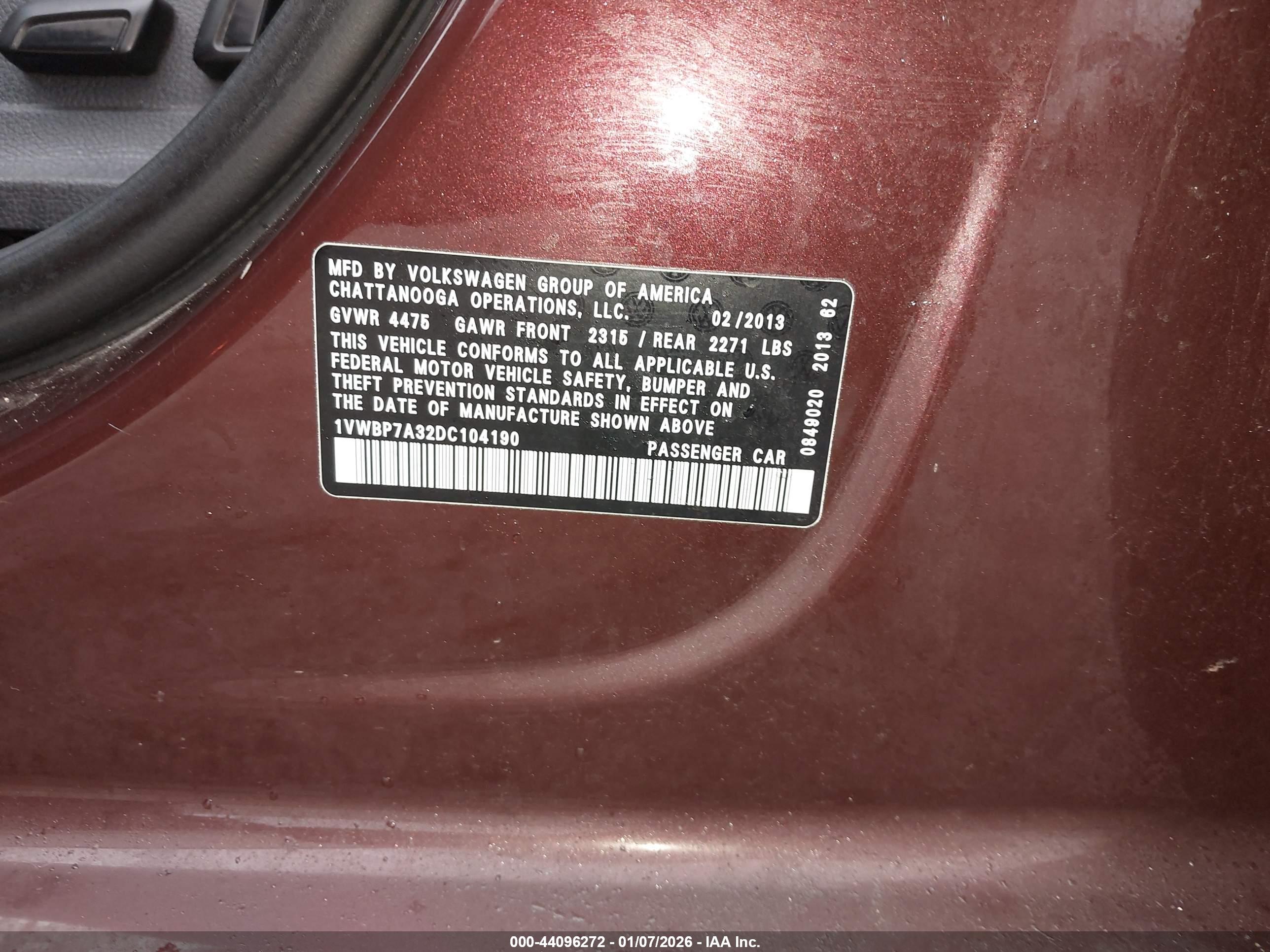 VOLKSWAGEN PASSAT image 9