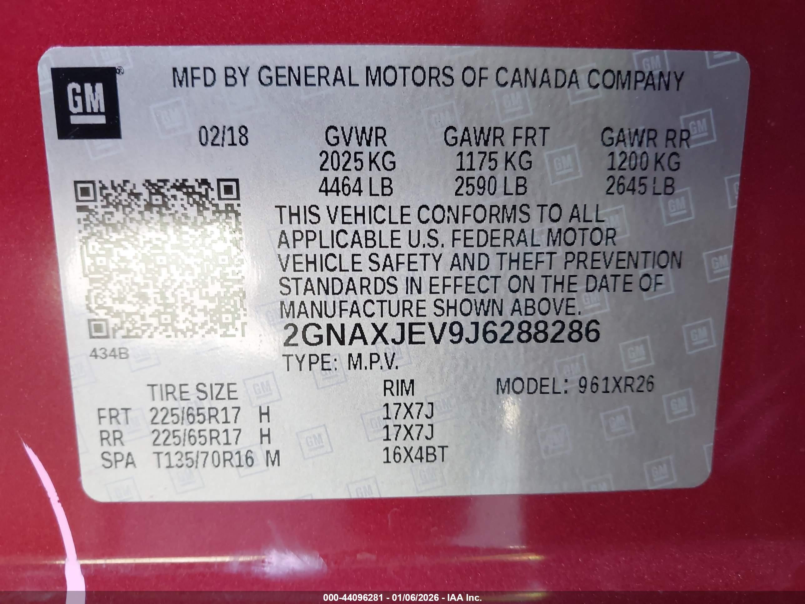 CHEVROLET EQUINOX image 9